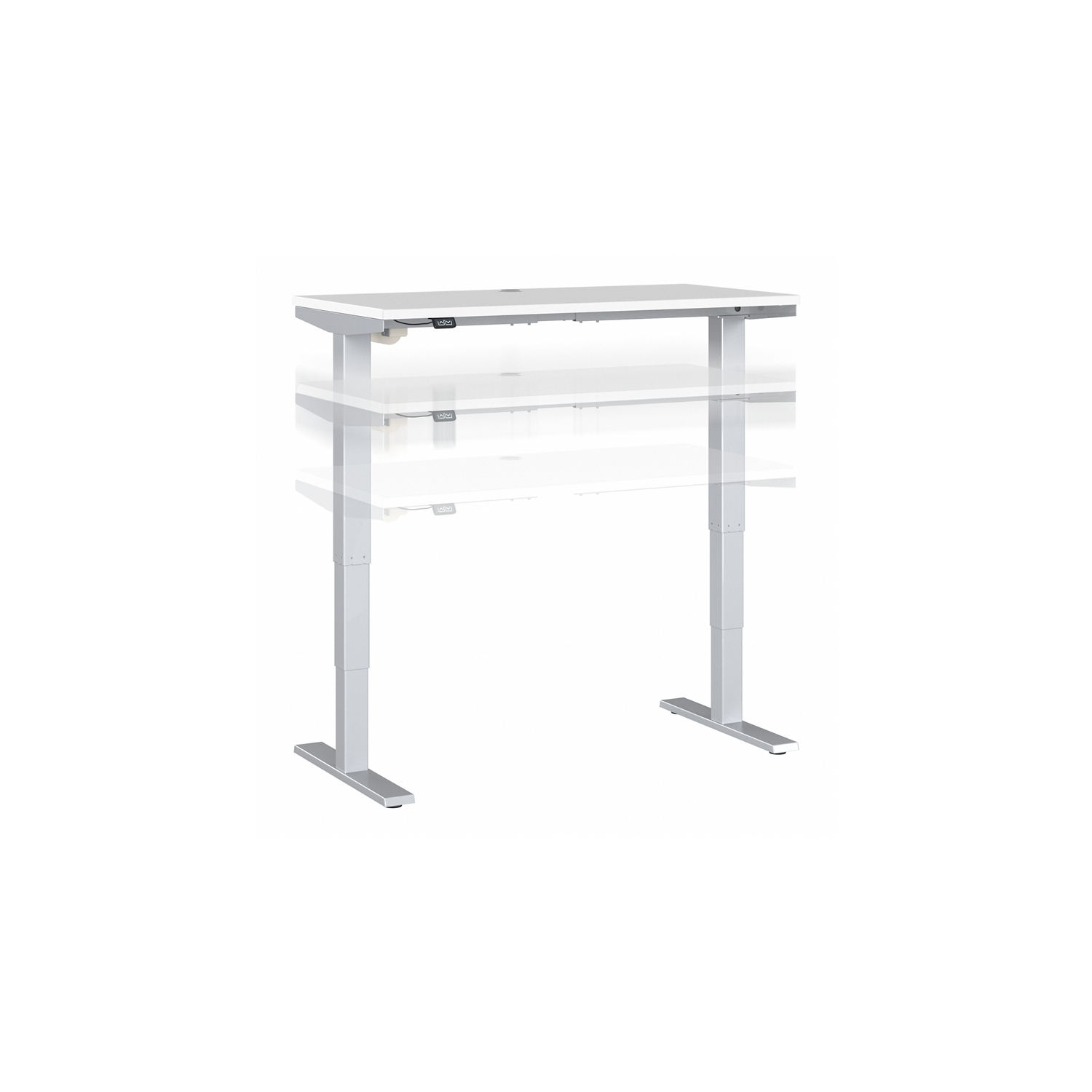 Move 40 Series 48W Height Adjustable Desk in White - Engineered Wood