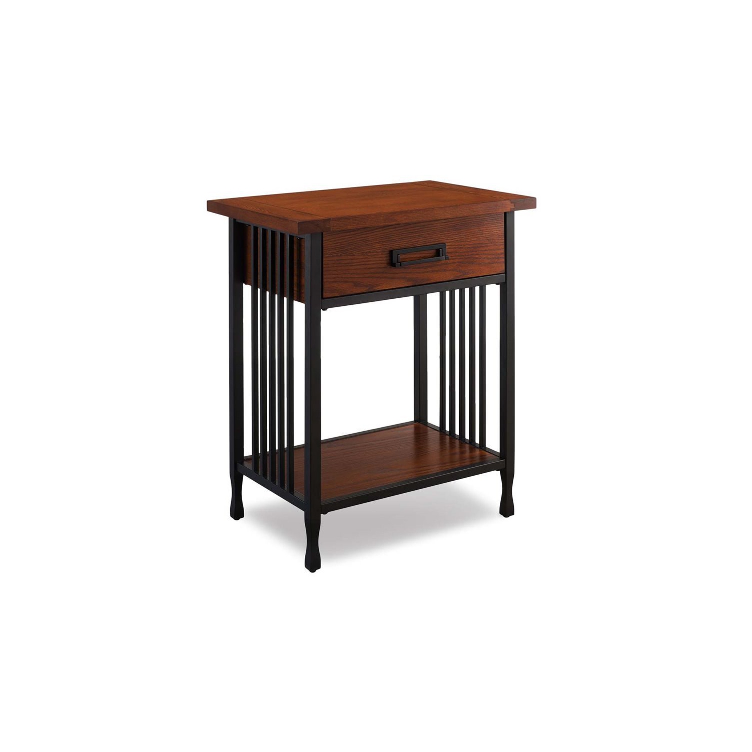 Bowery Hill 1 Drawer Nightstand in Mission Oak