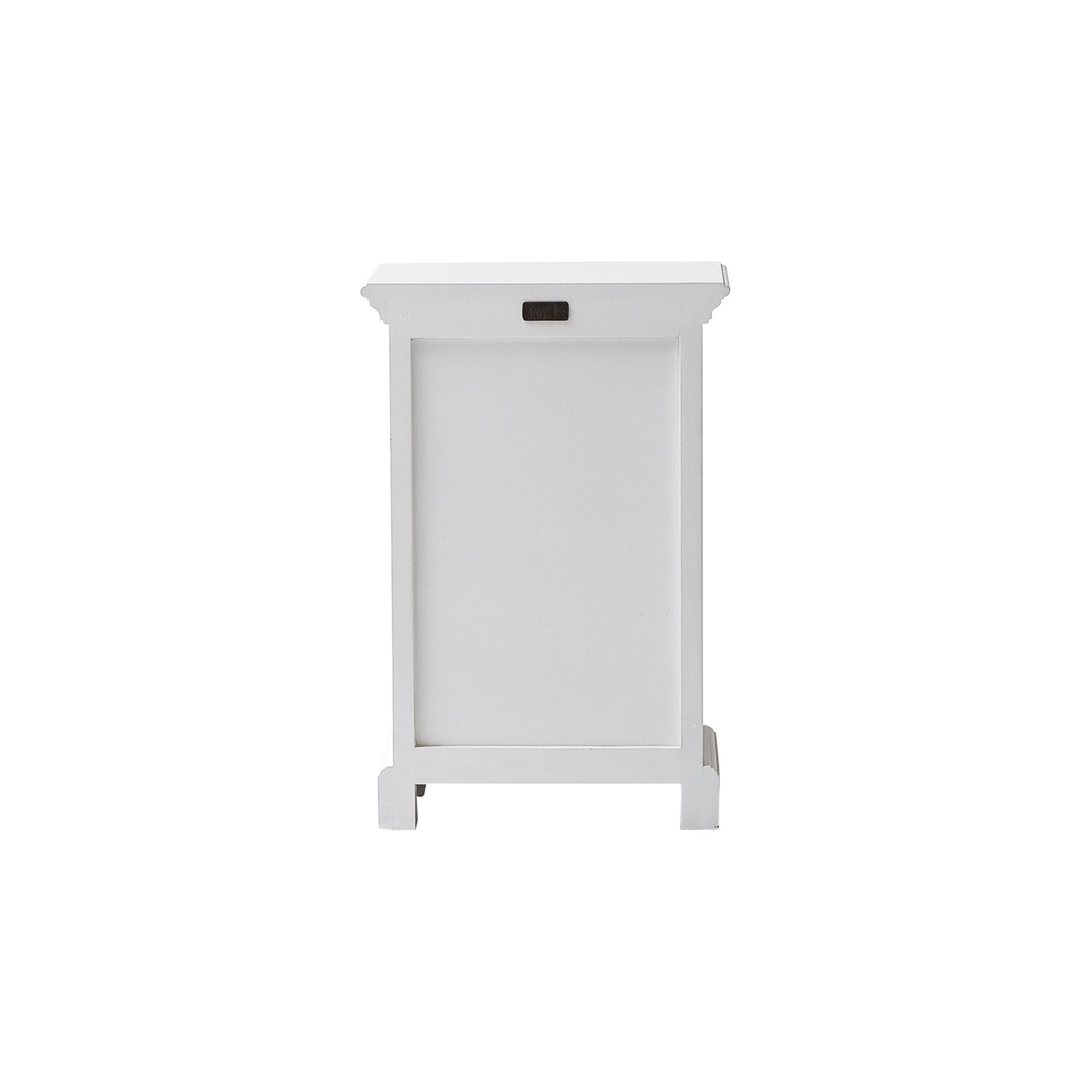 Beaumont Lane Wood 3 Drawer Nightstand/ Bedside in Pure White