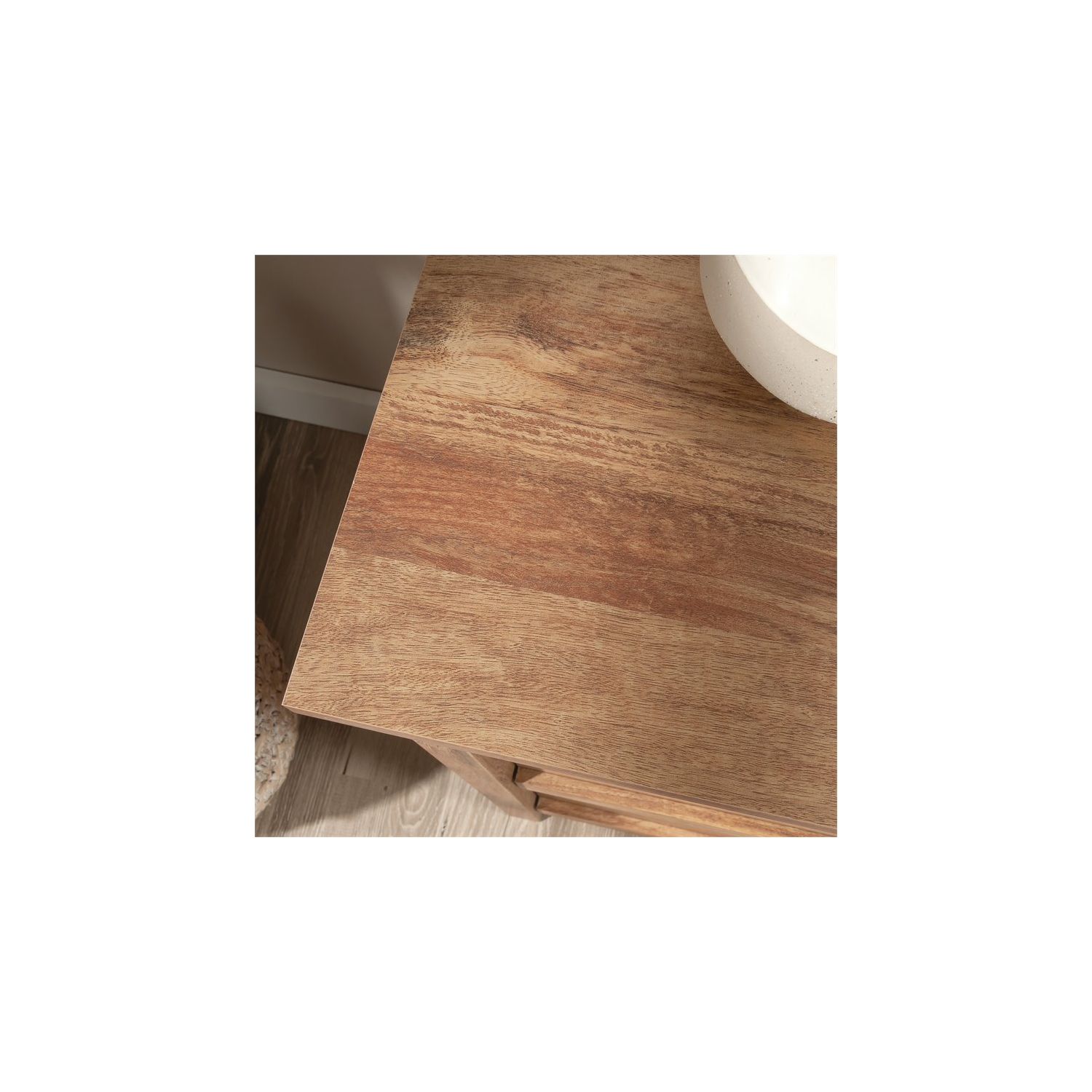 Sauder Cannery Bridge Engineered Wood 3-Drawer Chest in Sindoori Mango