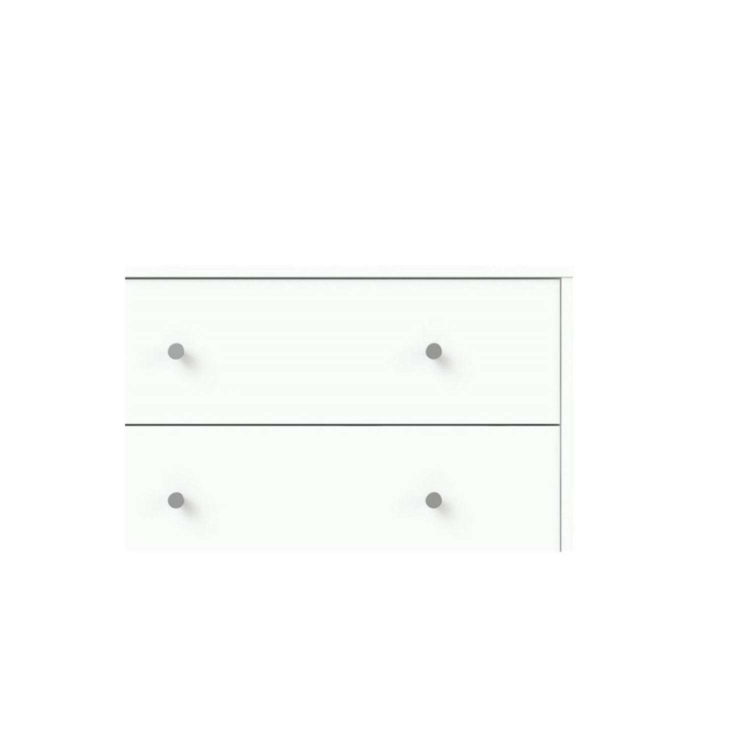 Commode contemporaine à 3 tiroirs Tvilum Portland, blanc