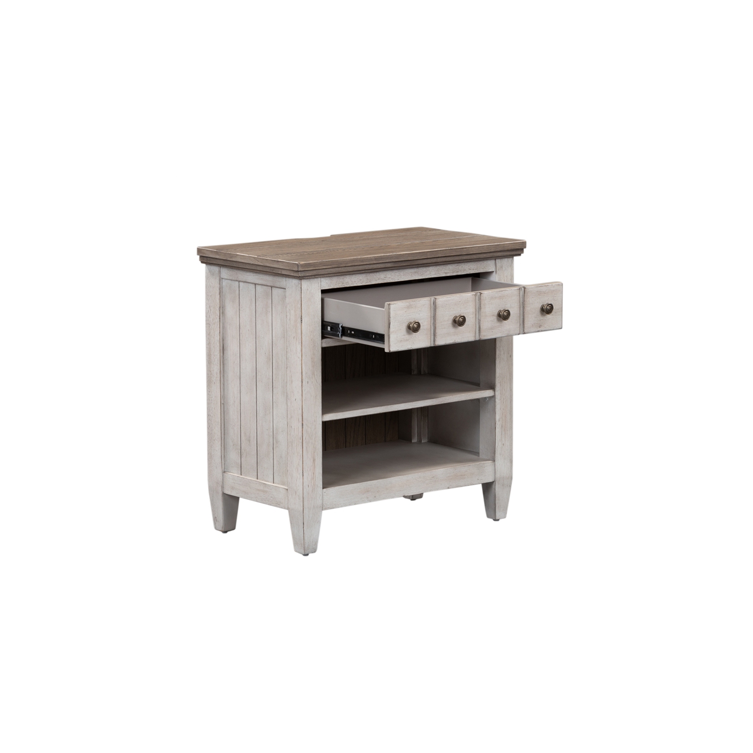 Liberty Furniture Heartland 1 Drawer Night Stand w/ Charging Station