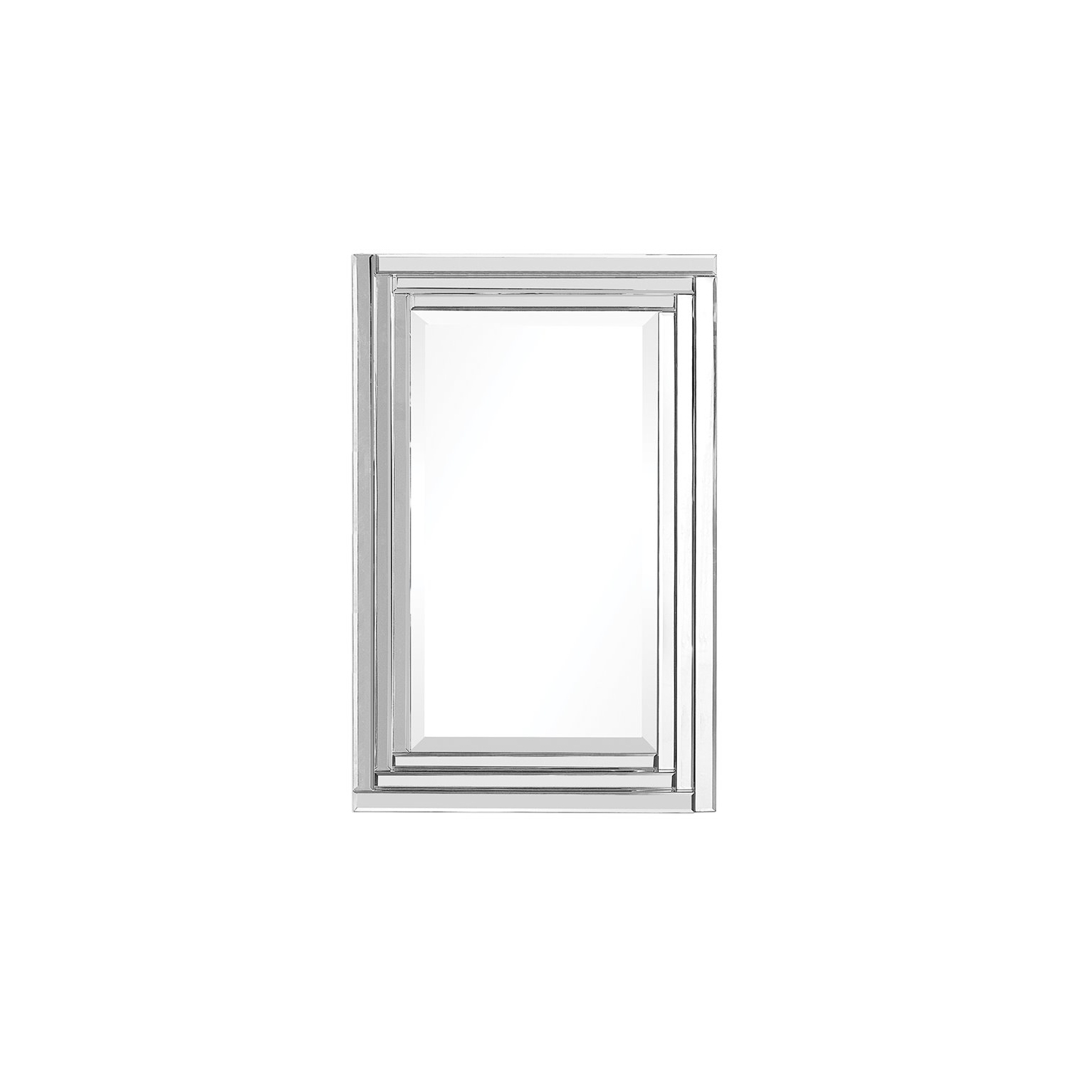 Bowery Hill Contemporary Frameless Vanity Mirror