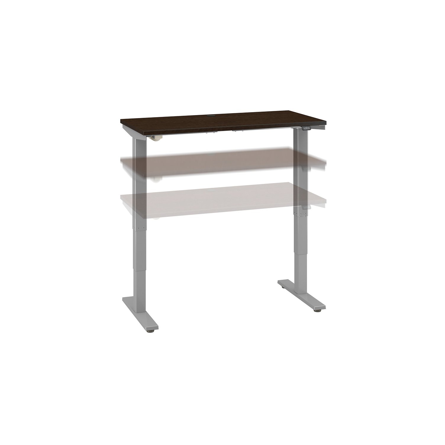 Move 40 Series 48W Height Adjustable Desk in Mocha Cherry - Engineered Wood