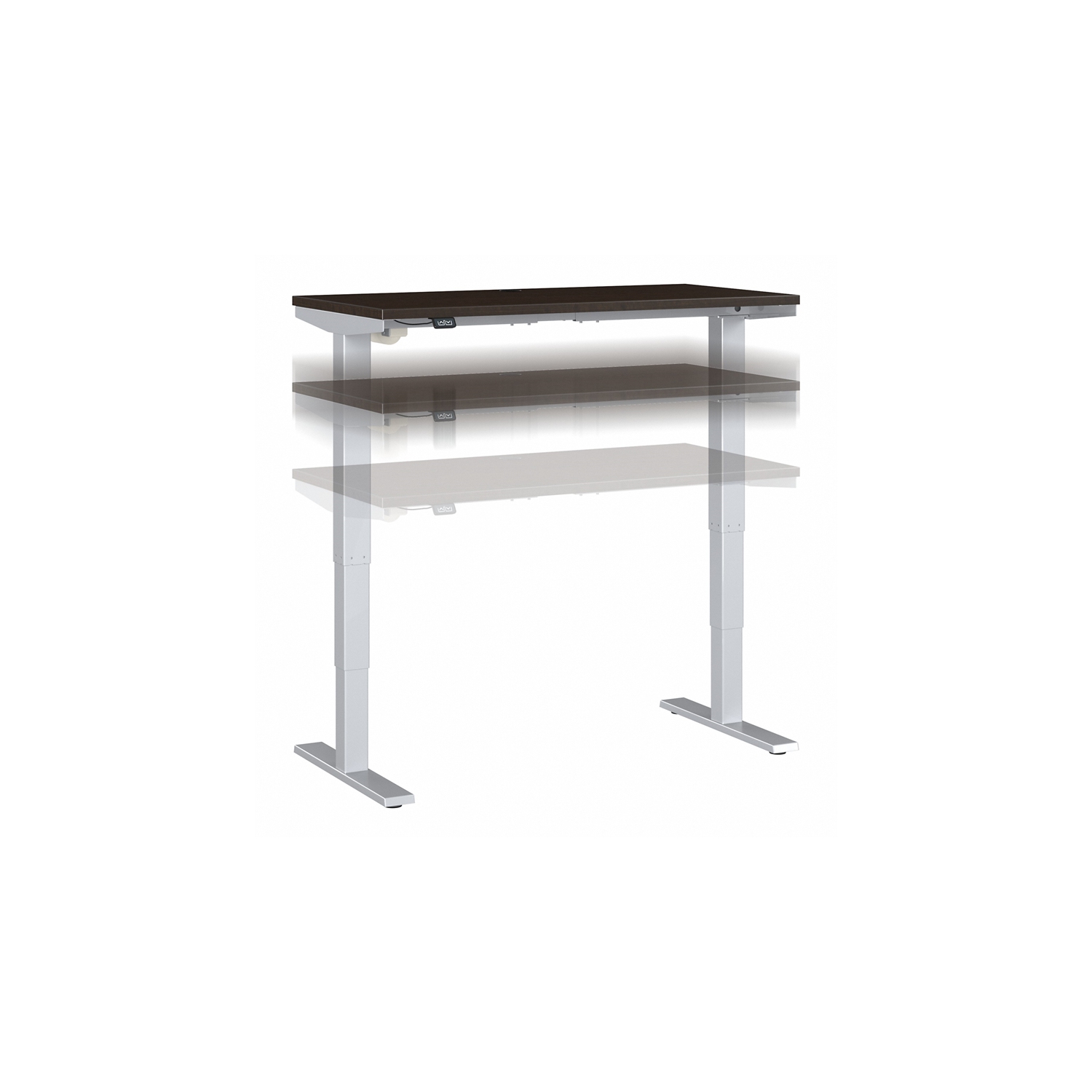 Move 40 Series 48W Height Adjustable Desk in Mocha Cherry - Engineered Wood