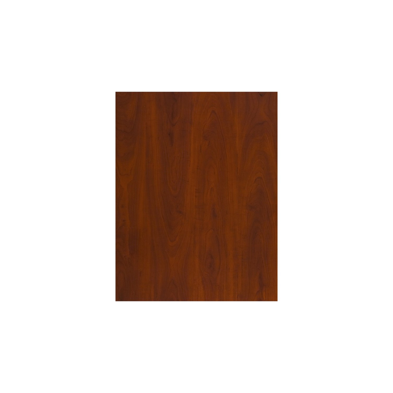 Series C Right Hand Bow U-Shaped Desk with Mobile File Cabinet in Hansen Cherry