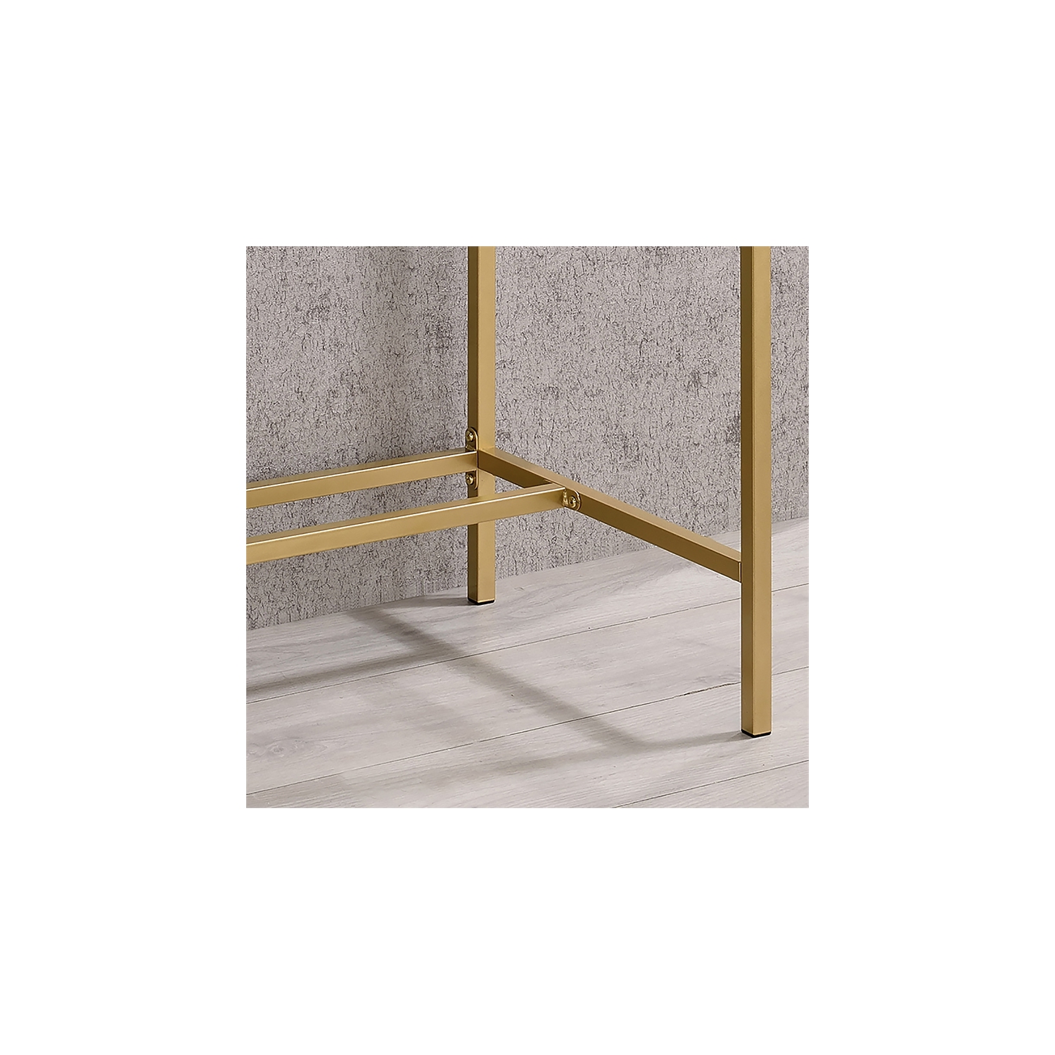 Furniture of America Grae Wood Writing Desk with USB Port in Blue