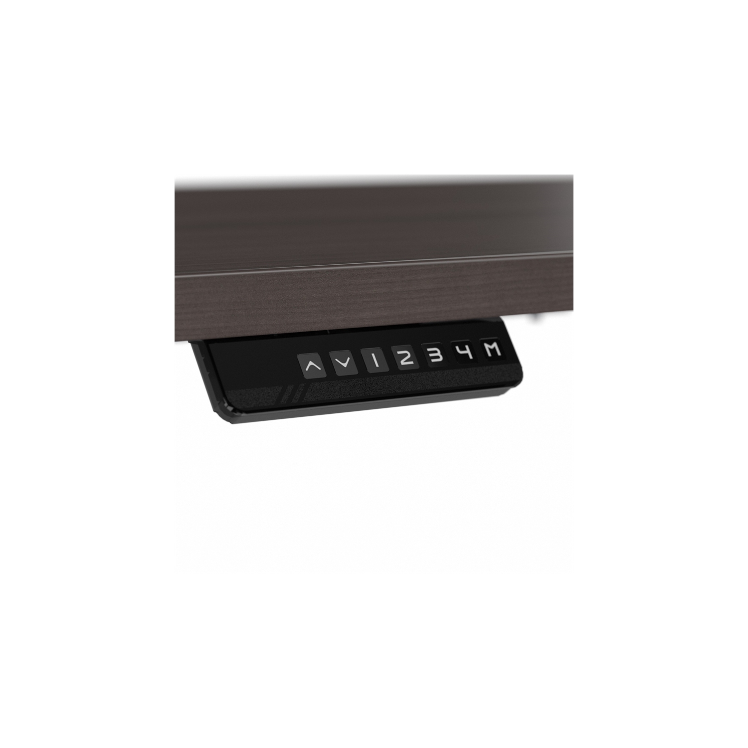 Bureau 48 po de largeur à hauteur réglable série 40 Move, gris tempête, bois d’ingénierie