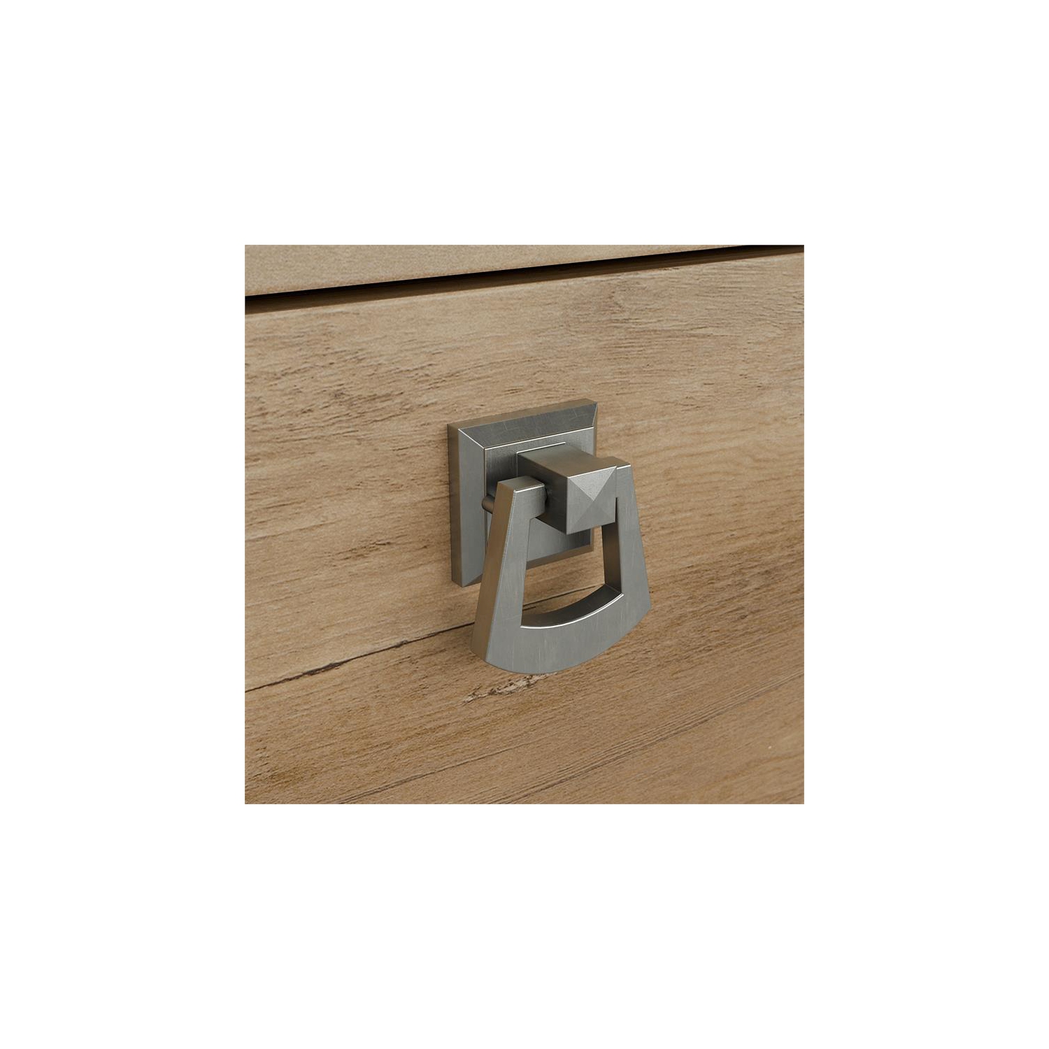 Scranton & Co Furniture Salinas Small Computer Desk with Hutch in Reclaimed Pine