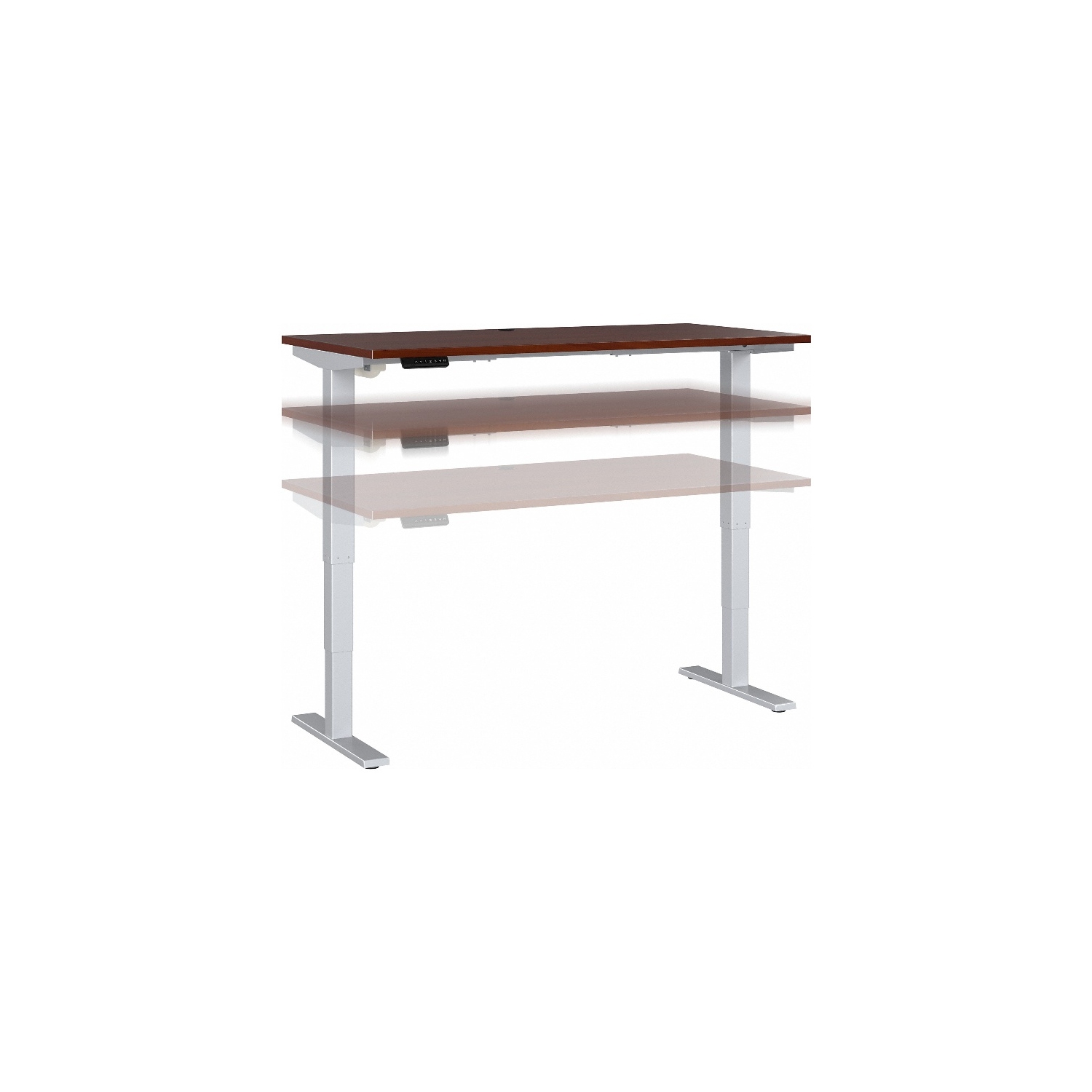 Move 40 Series 60W Height Adjustable Desk in Hansen Cherry - Engineered Wood