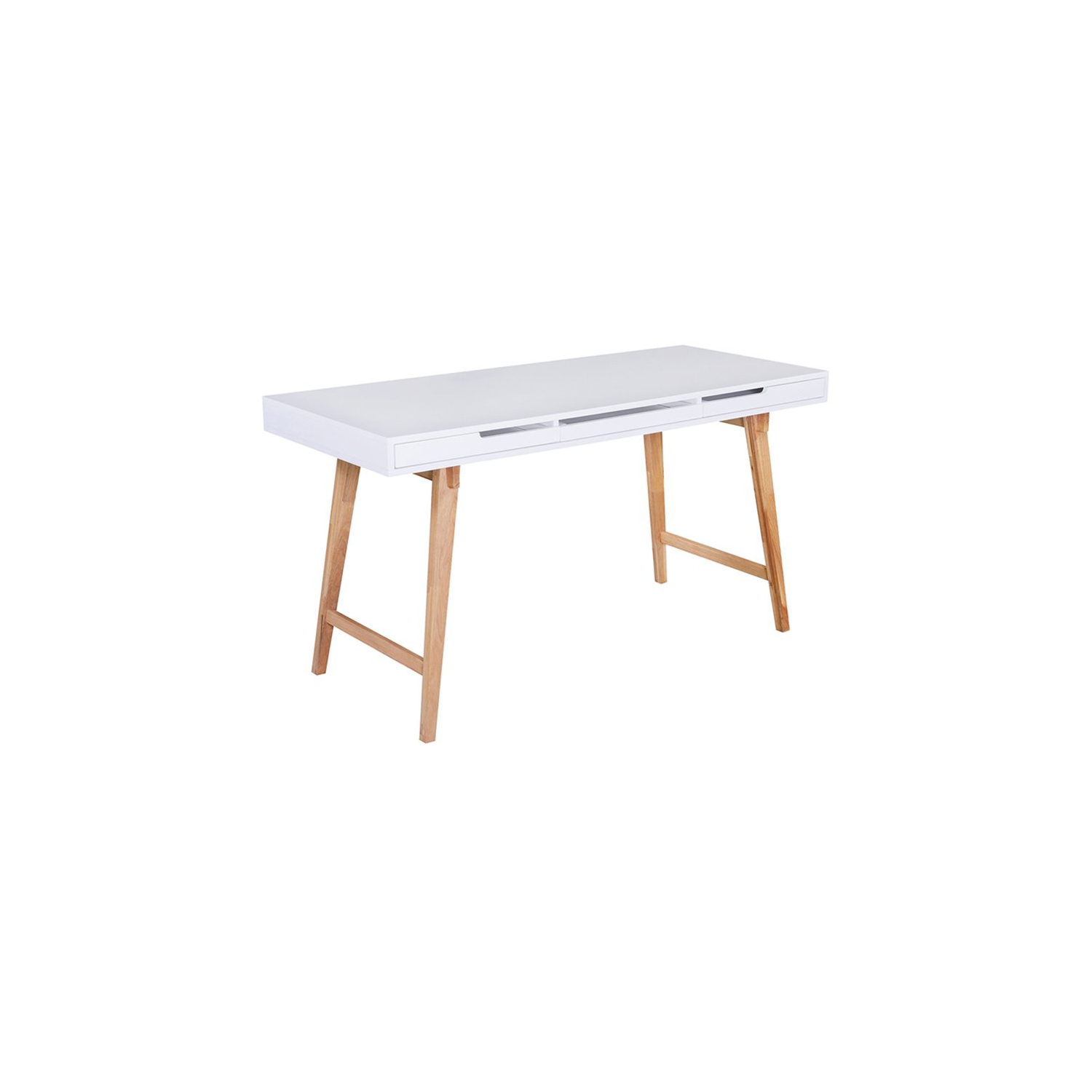 Elle Decor Giselle Writing Desk in French White