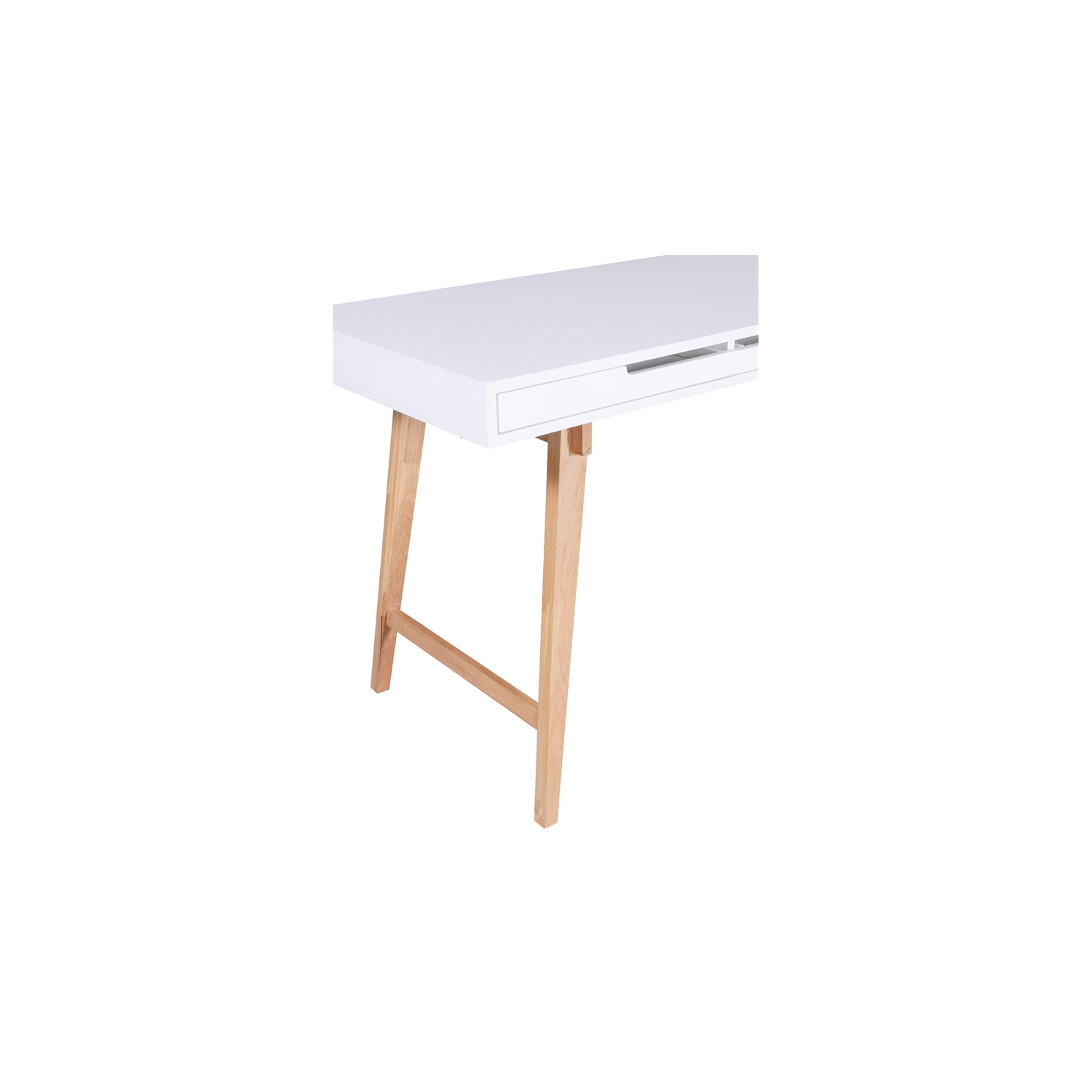 Elle Decor Giselle Writing Desk in French White