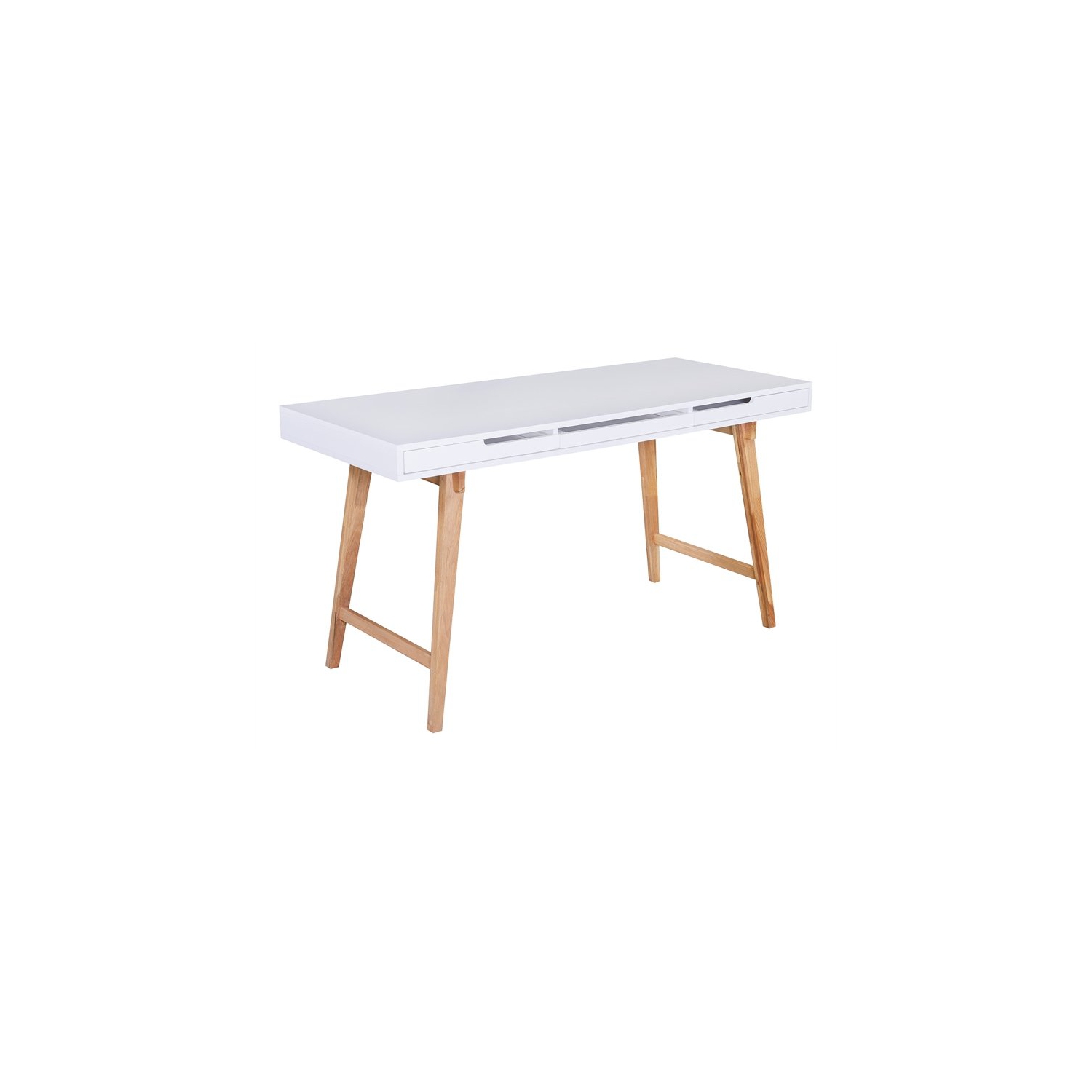 Elle Decor Giselle Writing Desk in French White