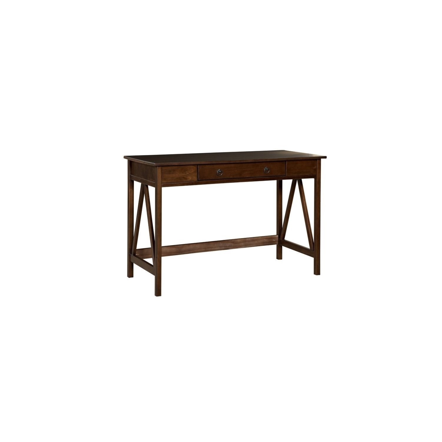 Riverbay Furniture Writing Desk in Antique Tobacco