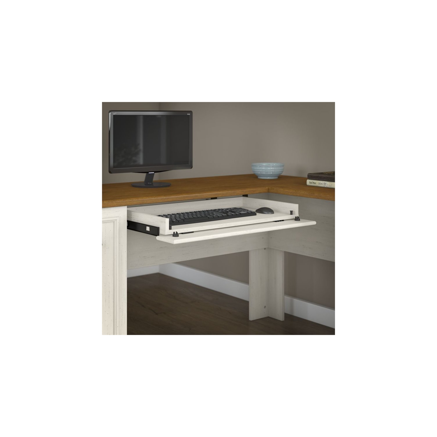 Ensemble de bureau de 3 pièces Scranton & Co, blanc antique