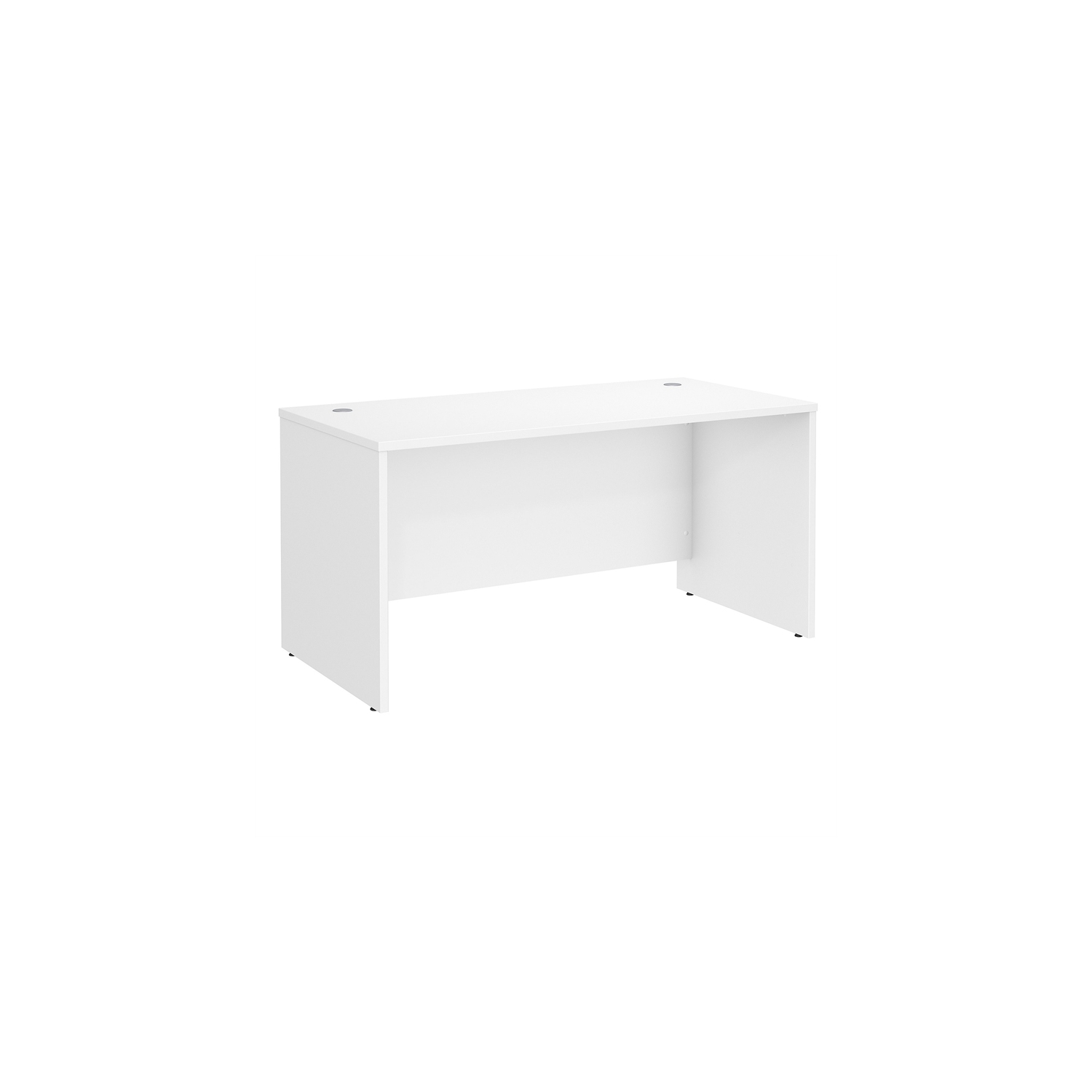 Studio C 60W x 30D Office Desk in White - Engineered Wood