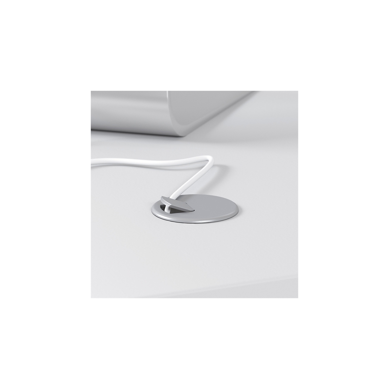 Studio C 60W x 30D Office Desk in White - Engineered Wood