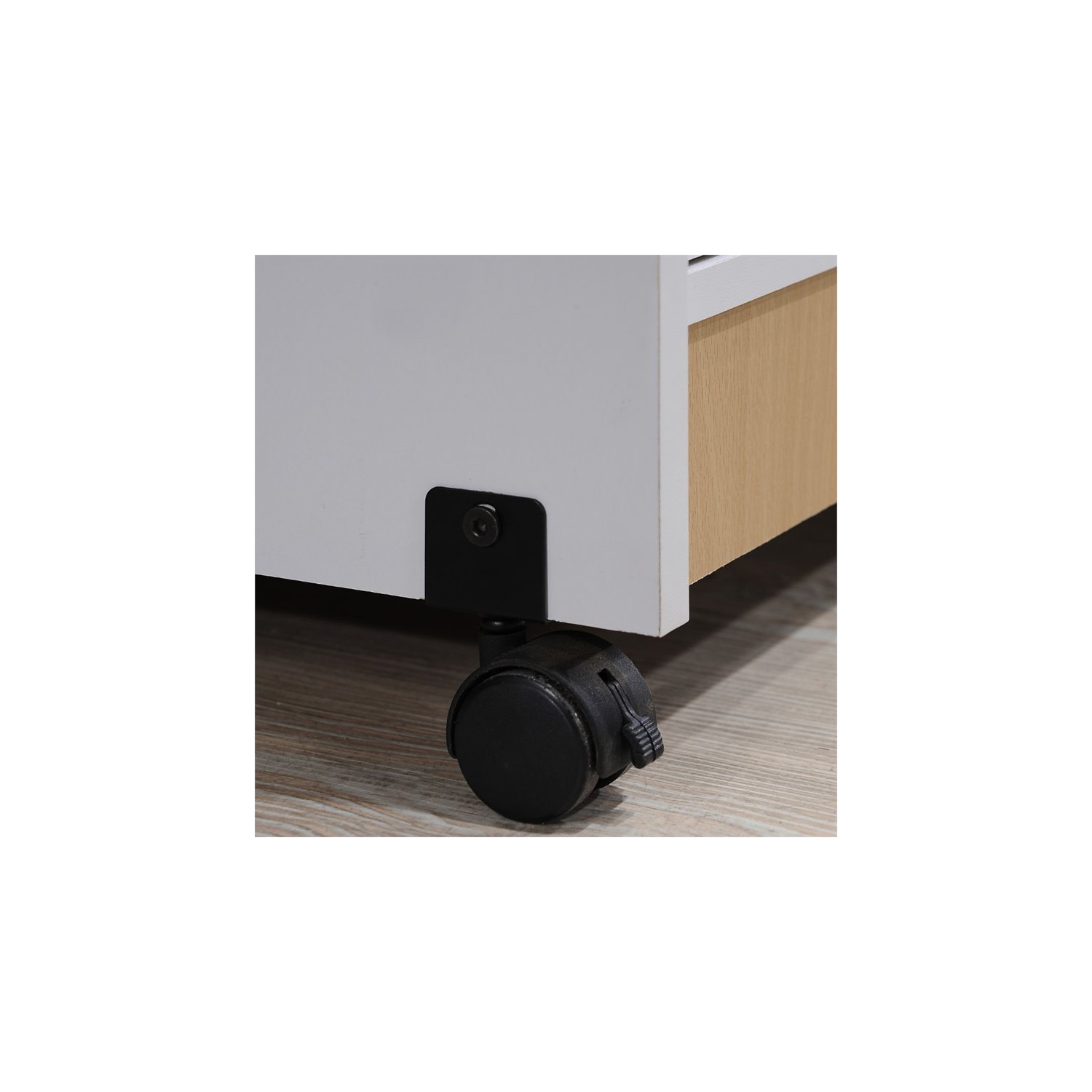 Chariot de cuisine pour four à micro-ondes Pemberly Row blanc