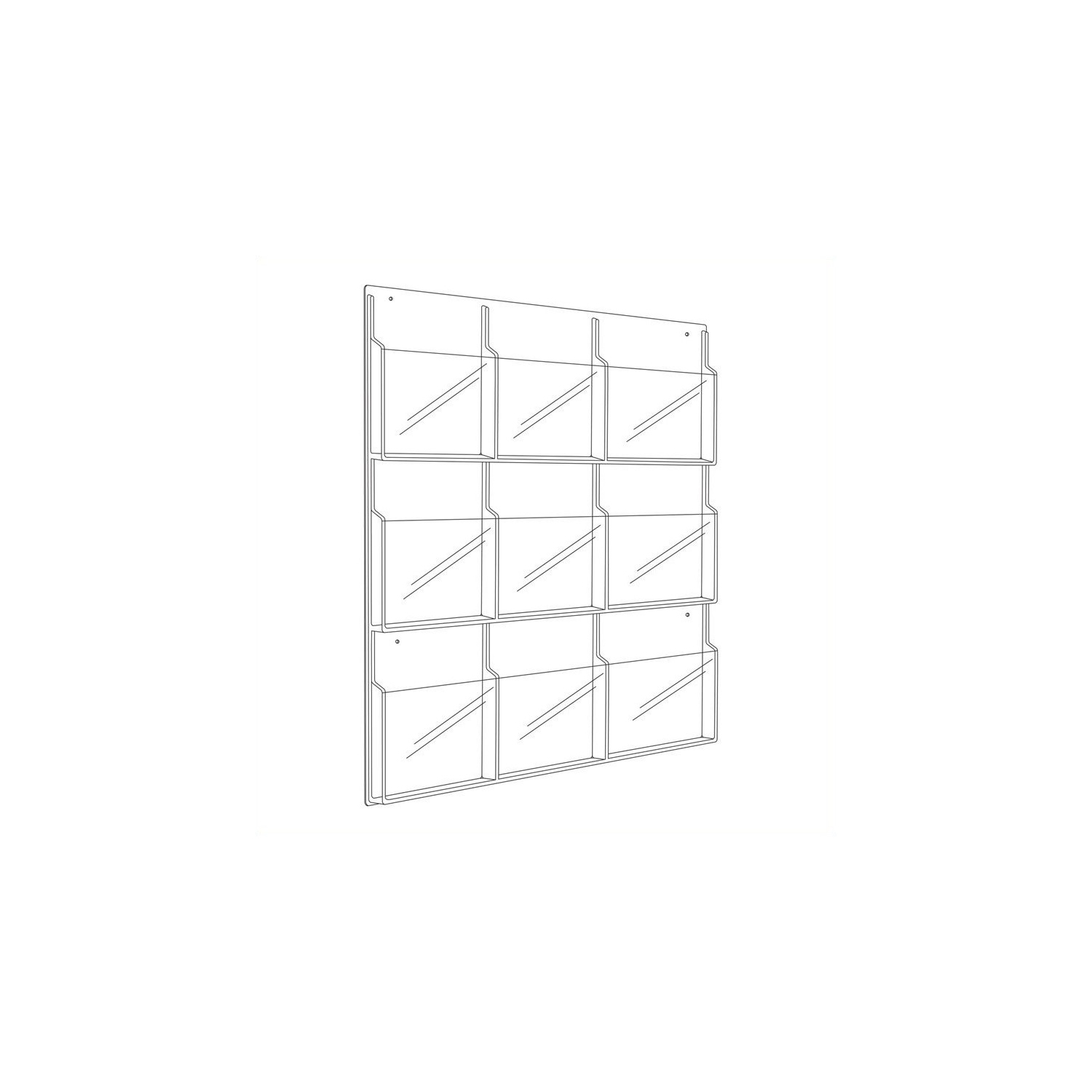 Présentoir à magazines Scranton & Co 9