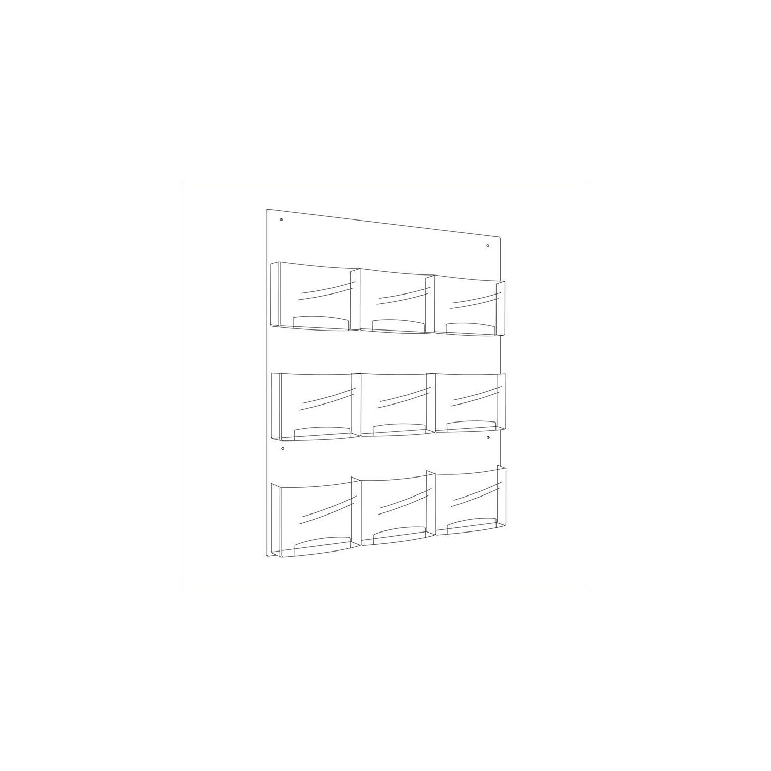 Présentoir à magazines Scranton & Co 9