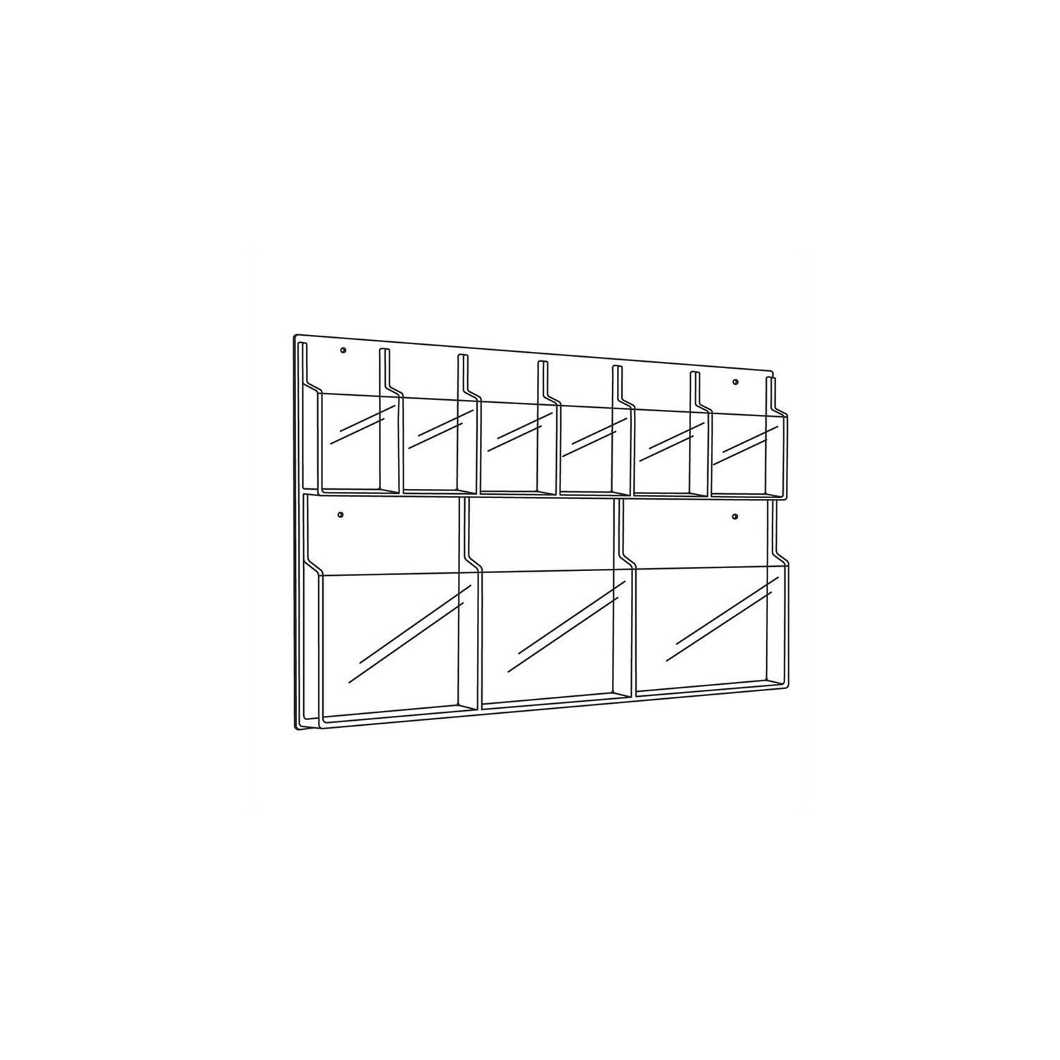 Magazine Scranton & Co 3 et présentoir de dépliants de 6