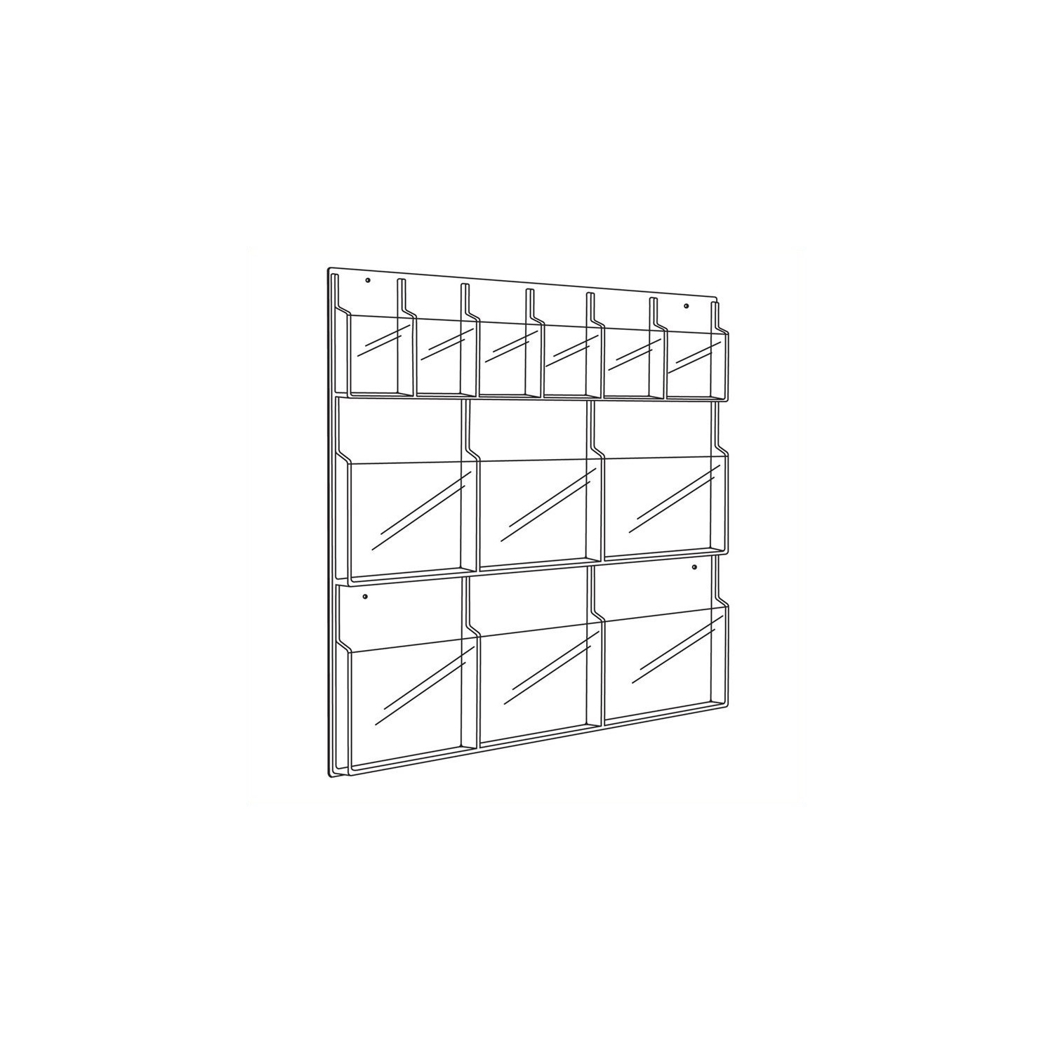 Magazine Scranton & Co 6 et présentoir de dépliants de 6