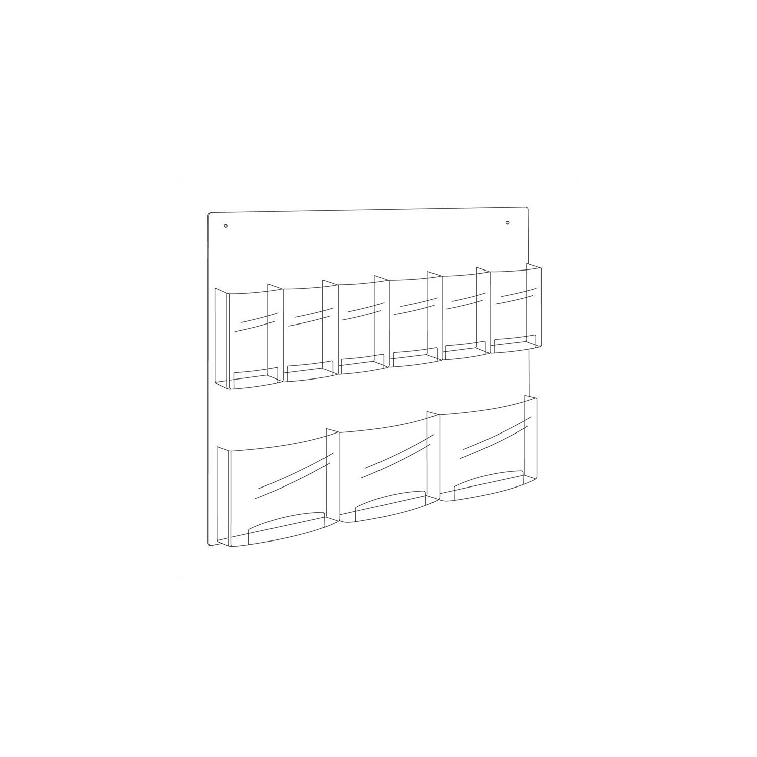 Magazine Scranton & Co 3 et présentoir de dépliants de 6