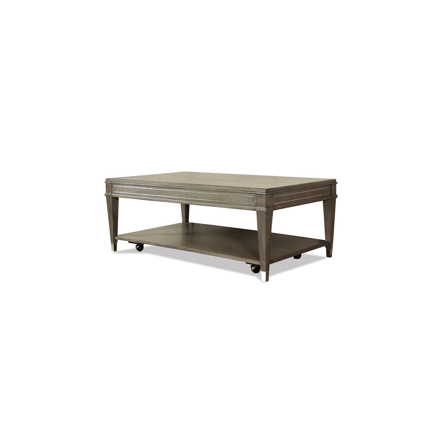Bowery Hill Contemporary 48" Coffee Table in Gray Wash
