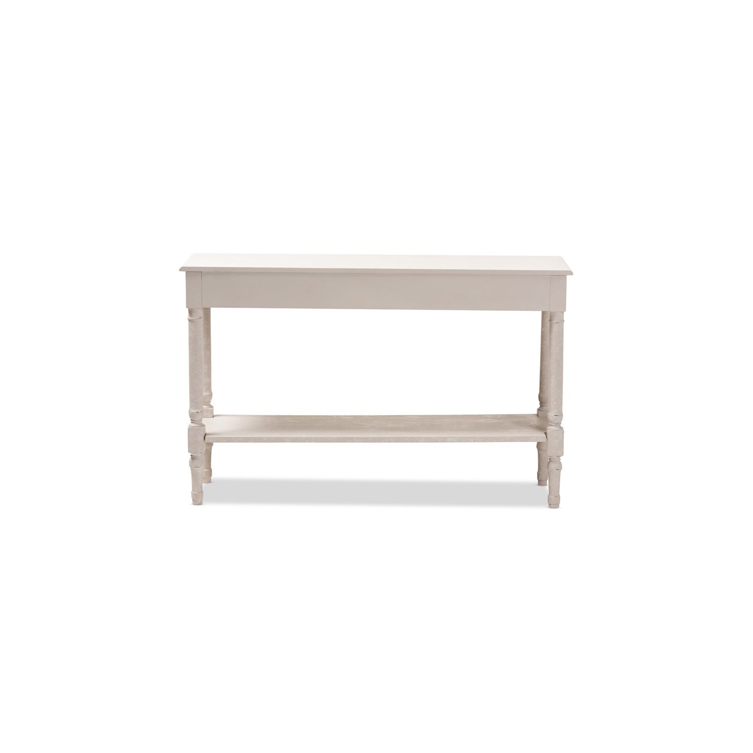 Bowery Hill 47" Console Table in Whitewashed