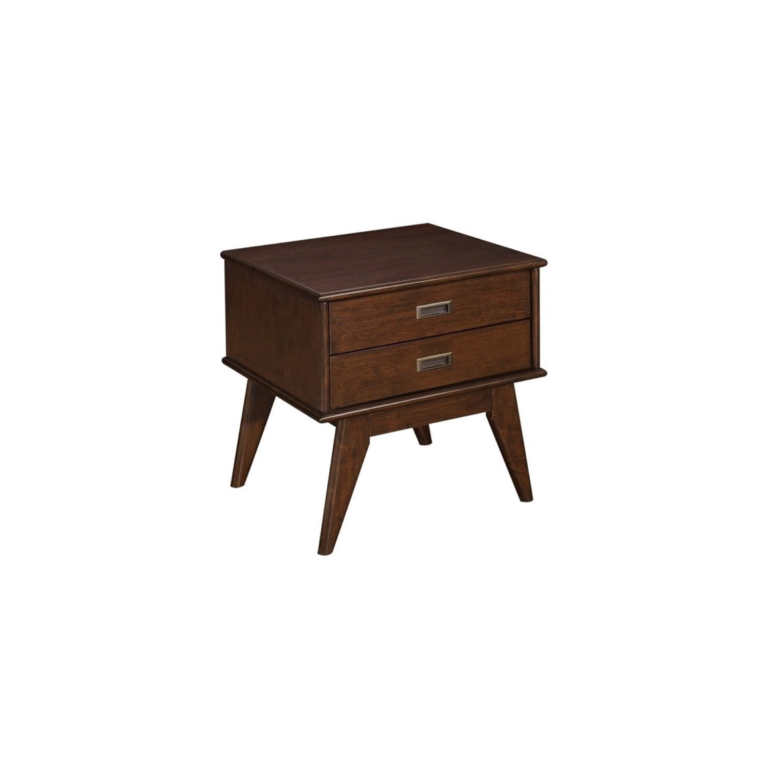 Atlin Designs End Table in Auburn Brown