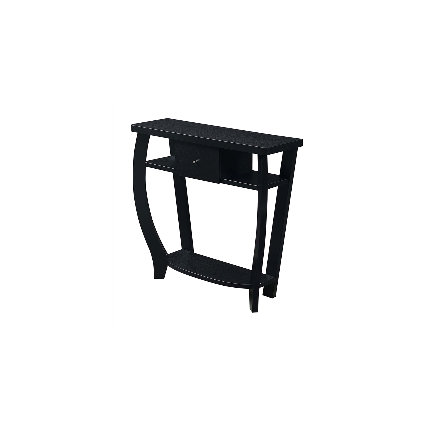 Console Newport Dorchester de pratique concepts au fini bois noir