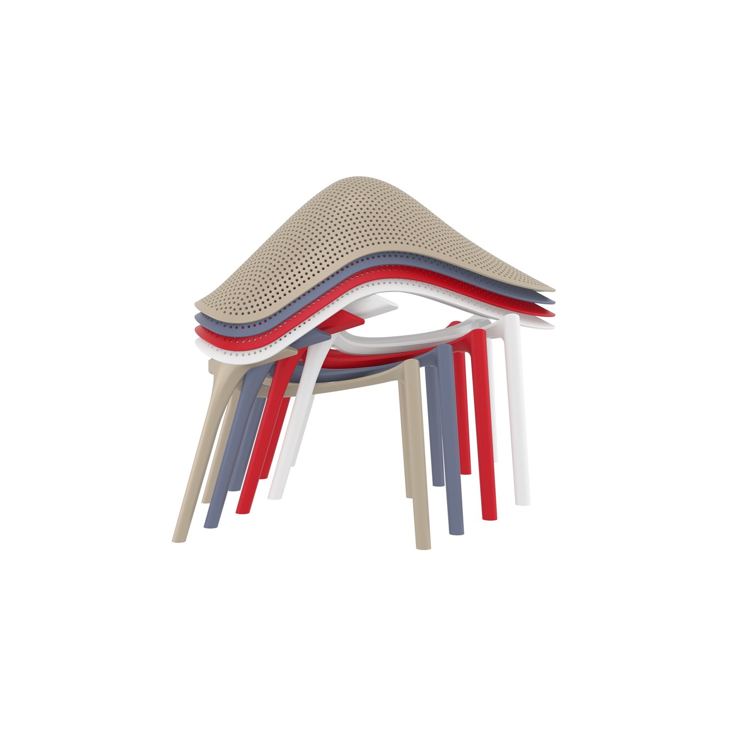 Compamia Sky Patio Chair in White