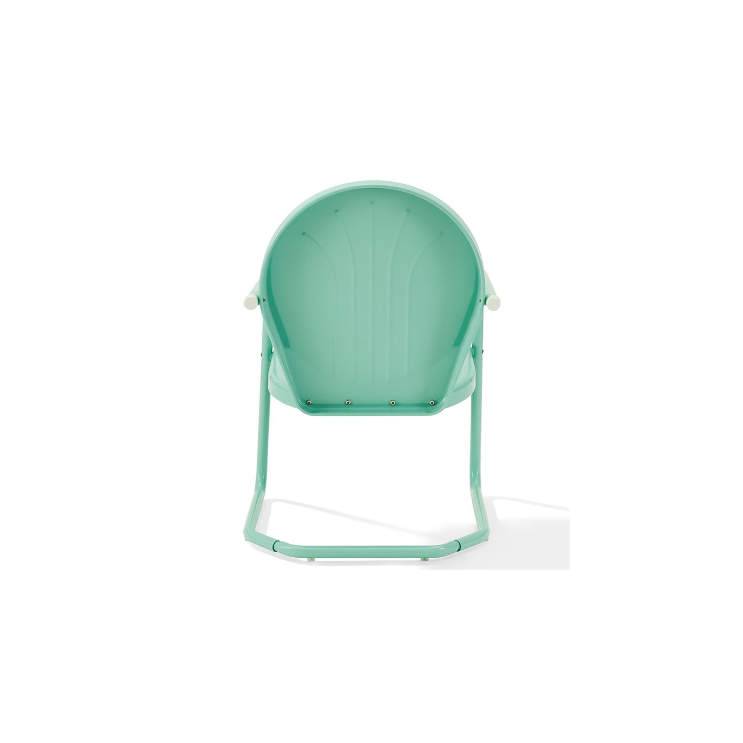 Crosley Griffith Metal Patio Chair in Aqua