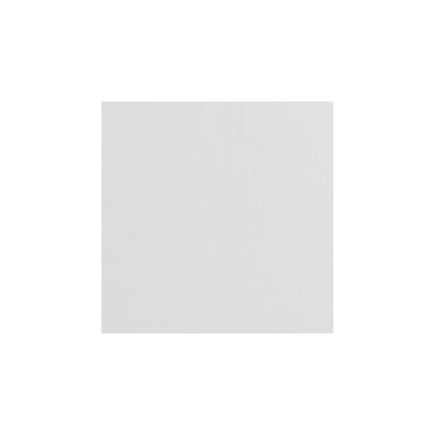 Pemberly Row Modern V Console Table with Shelf in White Wood Finish