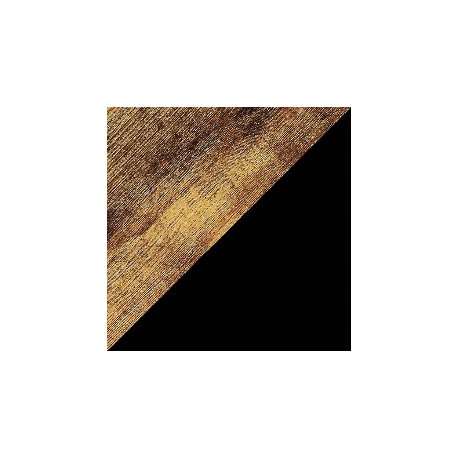 Convenience Concepts Tucson C End Table in Nutmeg Wood Finish and X Metal Frame