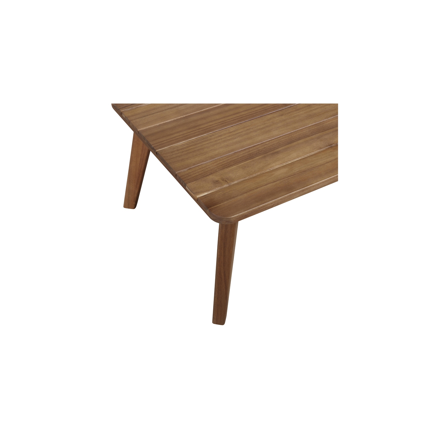 Riverbay Furniture Wood Outdoor Chat Set in Blue