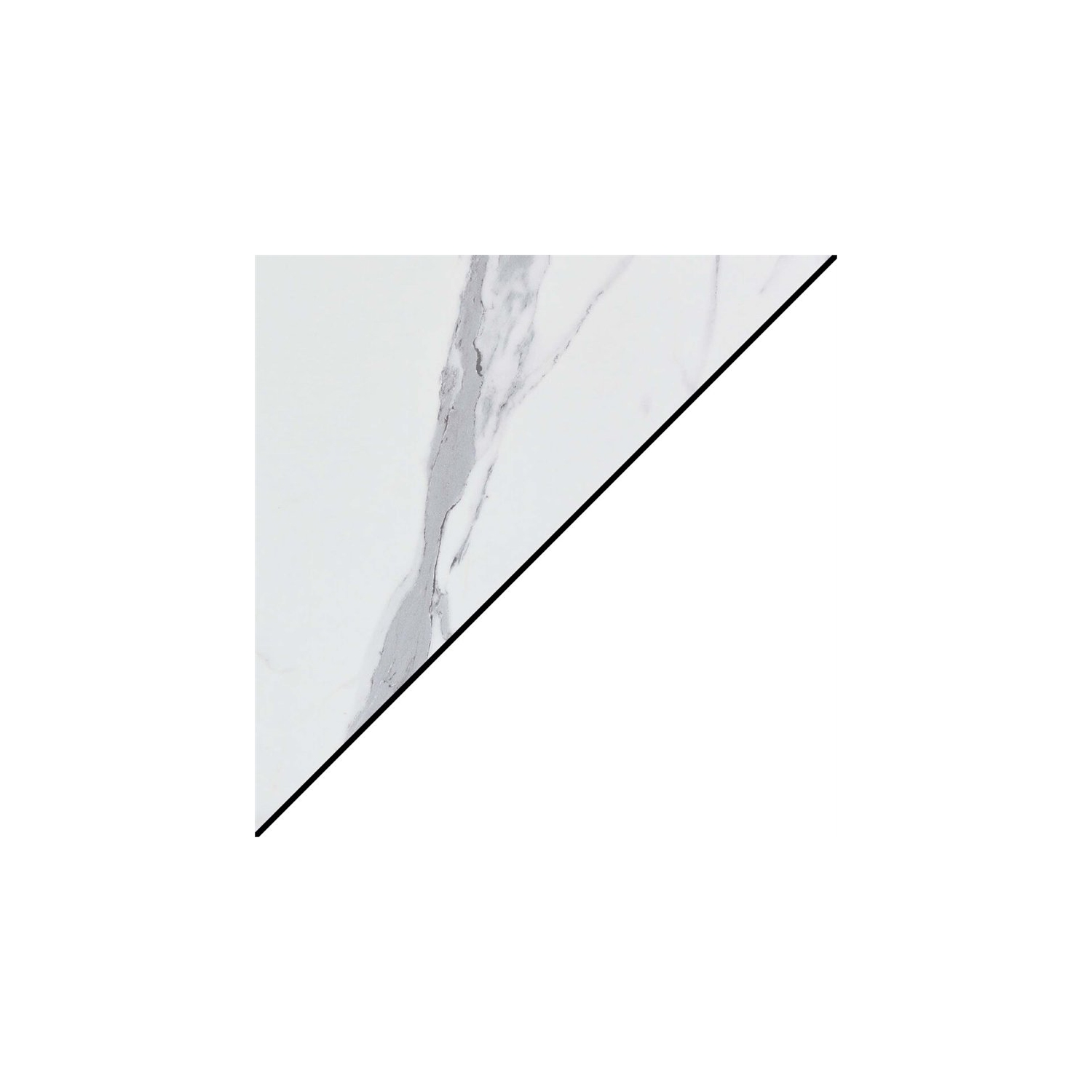 Pemberly Row Modern Deluxe Console Table with Shelf in White Wood Finish