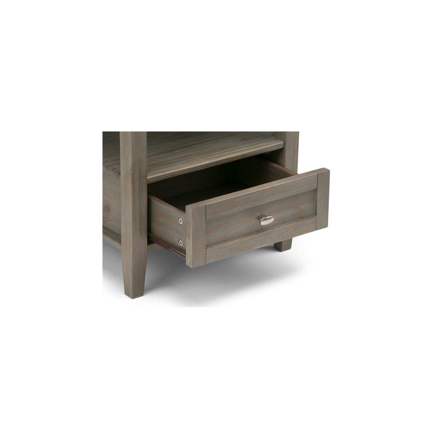 Atlin Designs End Table in Distressed Gray