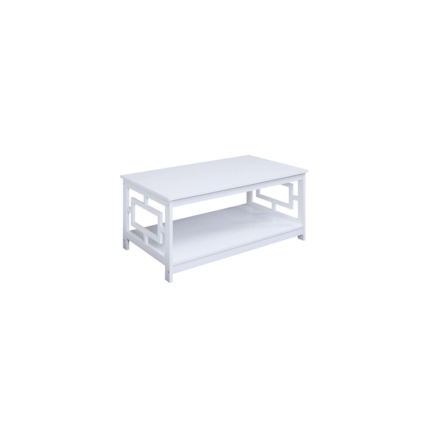 Pemberly Row Coffee Table in White Wood Finish