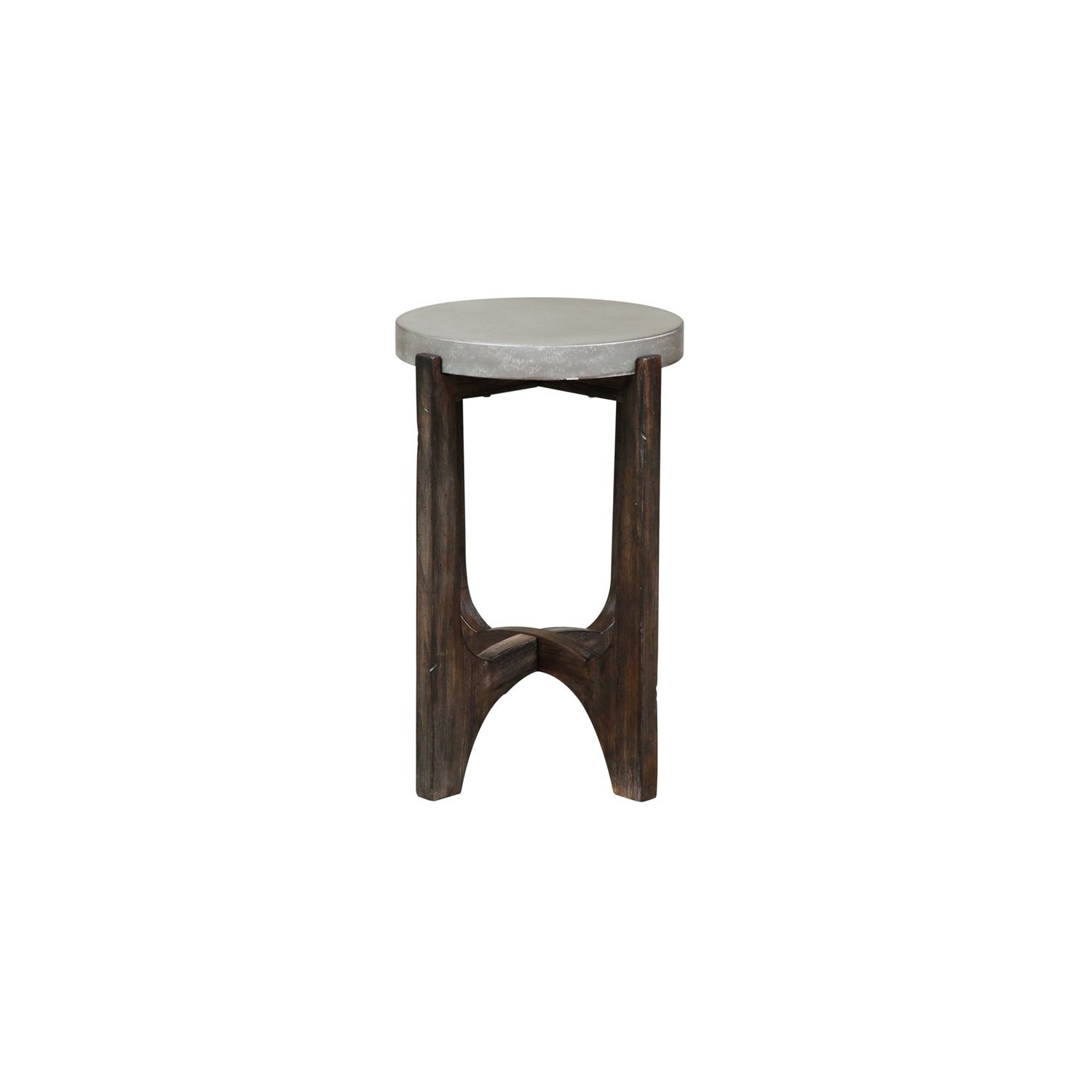 Table d’appoint moderne en bois brun Pemberly Row