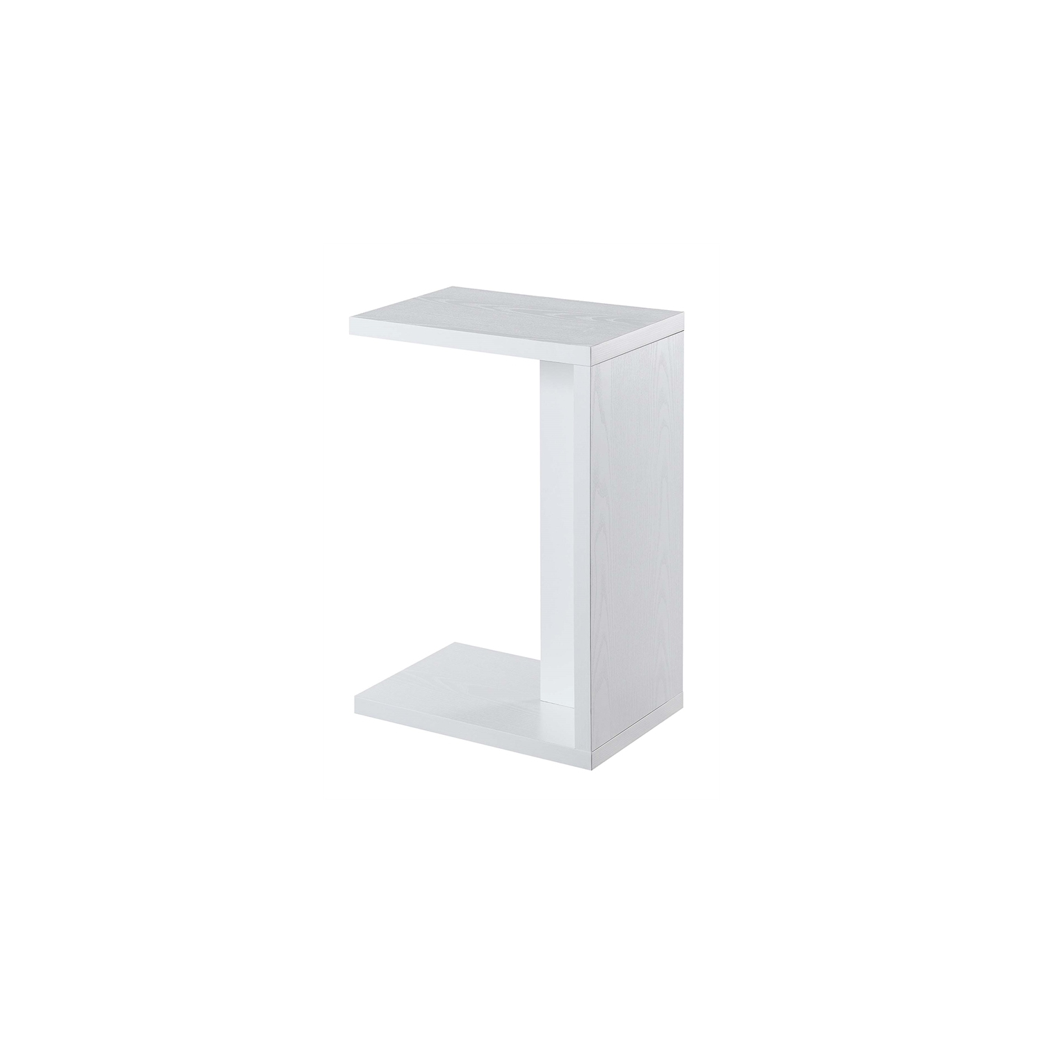 Convenience Concepts Northfield Admiral C End Table in White Wood