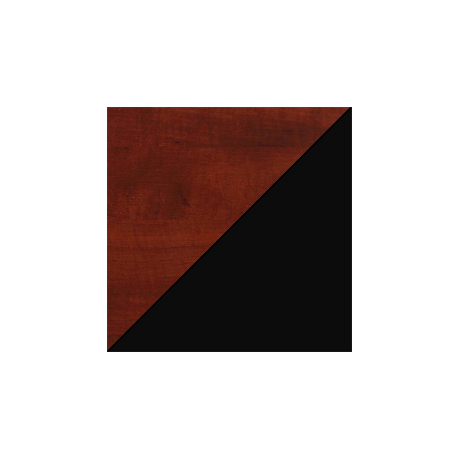 Table basse Omega de pratique concepts avec fini cerisier et bois noir