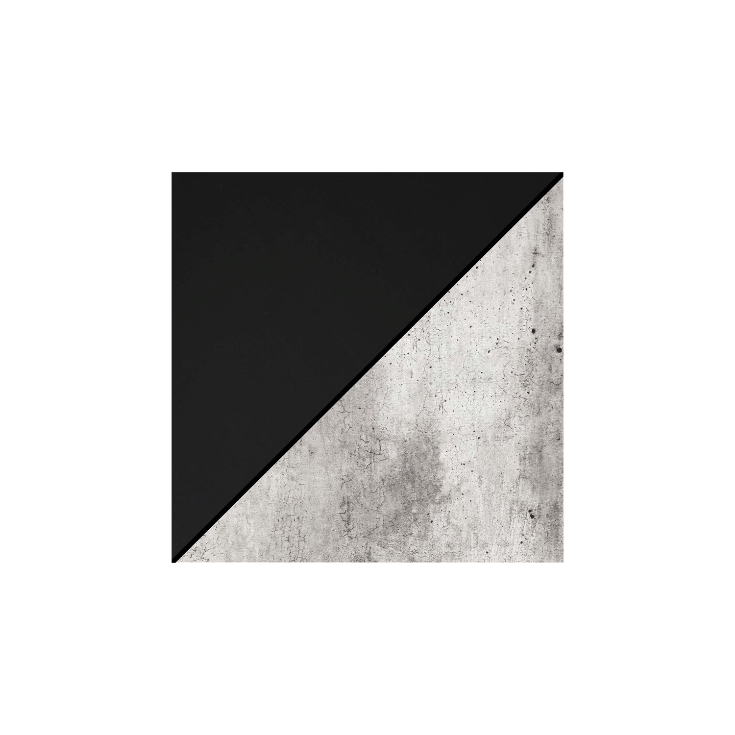 Designs2Go Trestle Bookcase in Gray Faux Birch Wood with Black Frame