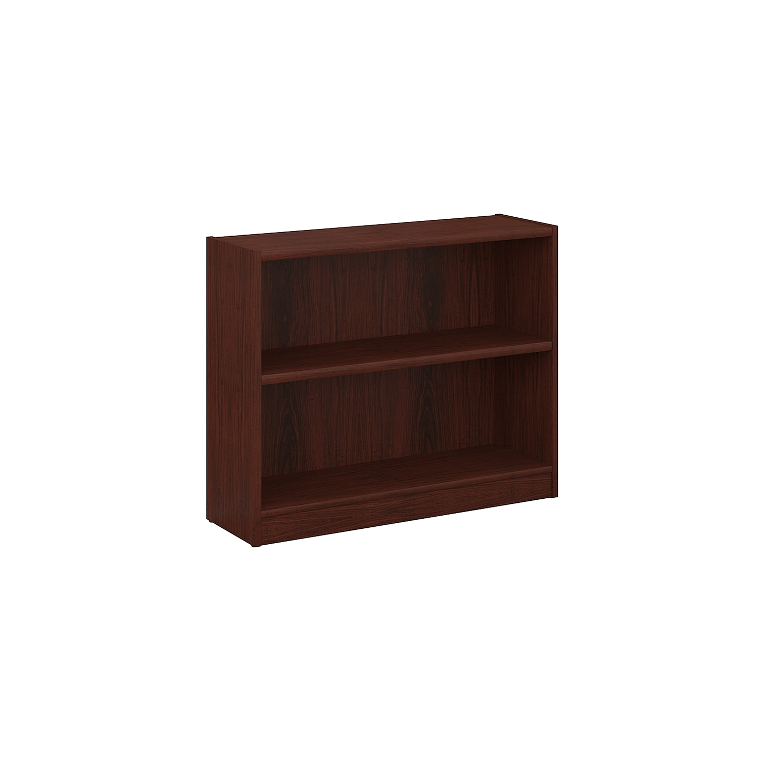 Bowery Hill Furniture 2 Shelf Bookcase in Vogue Cherry