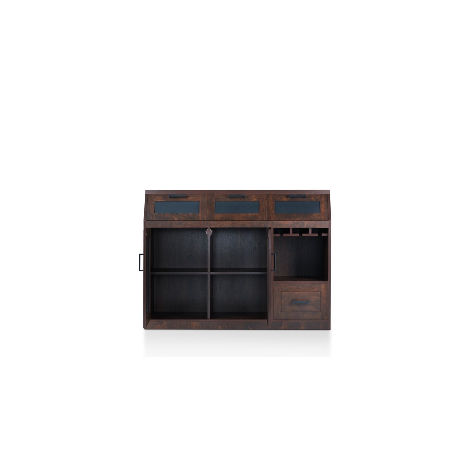 Bowery Hill Transitional Buffet in Vintage Walnut