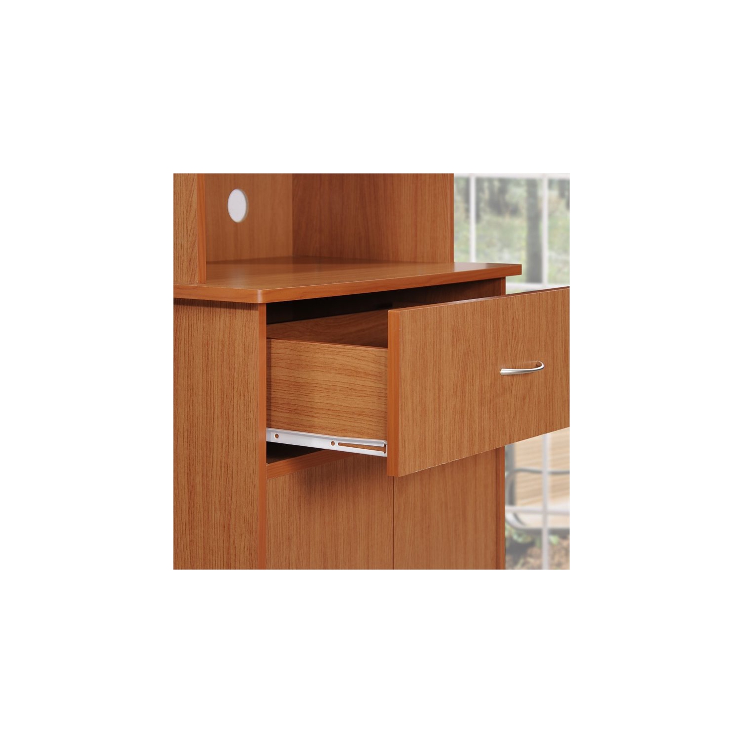 Pemberly Row Kitchen Cabinet in Cherry