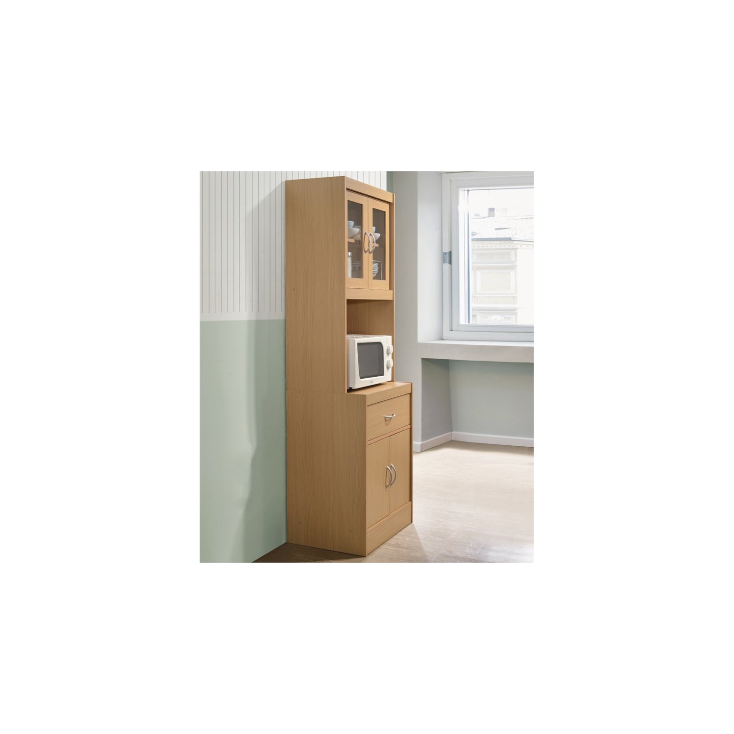 Pemberly Row Kitchen Cabinet in Beech