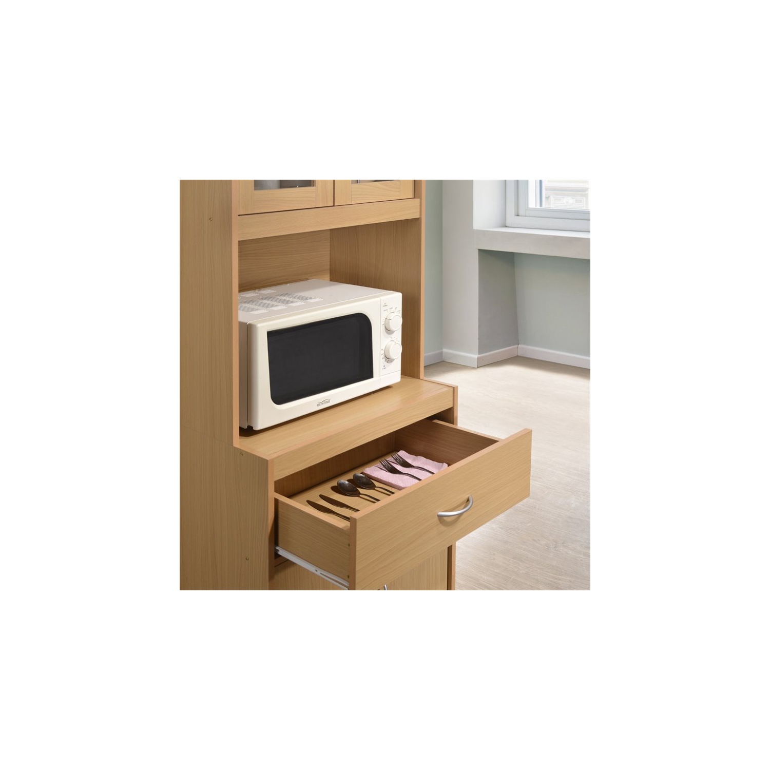 Pemberly Row Kitchen Cabinet in Beech