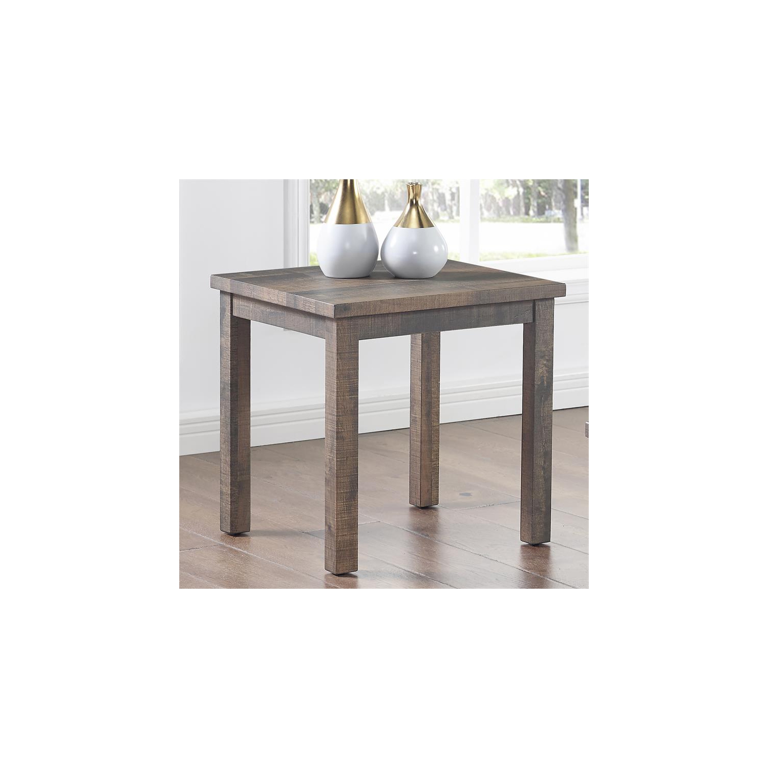 Furniture of America Engraf Wood 3-Piece Coffee Table Set in Rustic Natural Tone