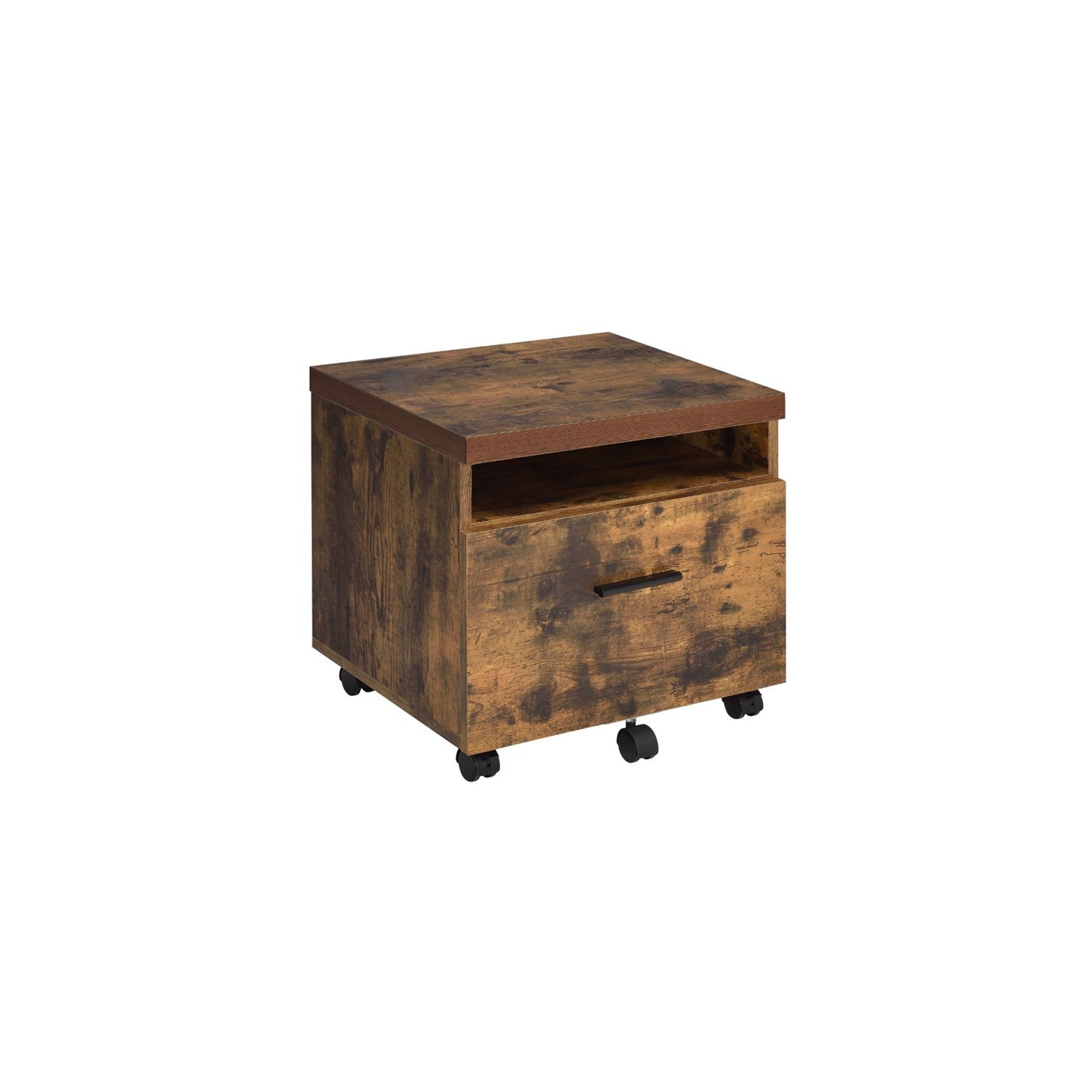 Bowery Hill File Cabinet in Weathered Oak